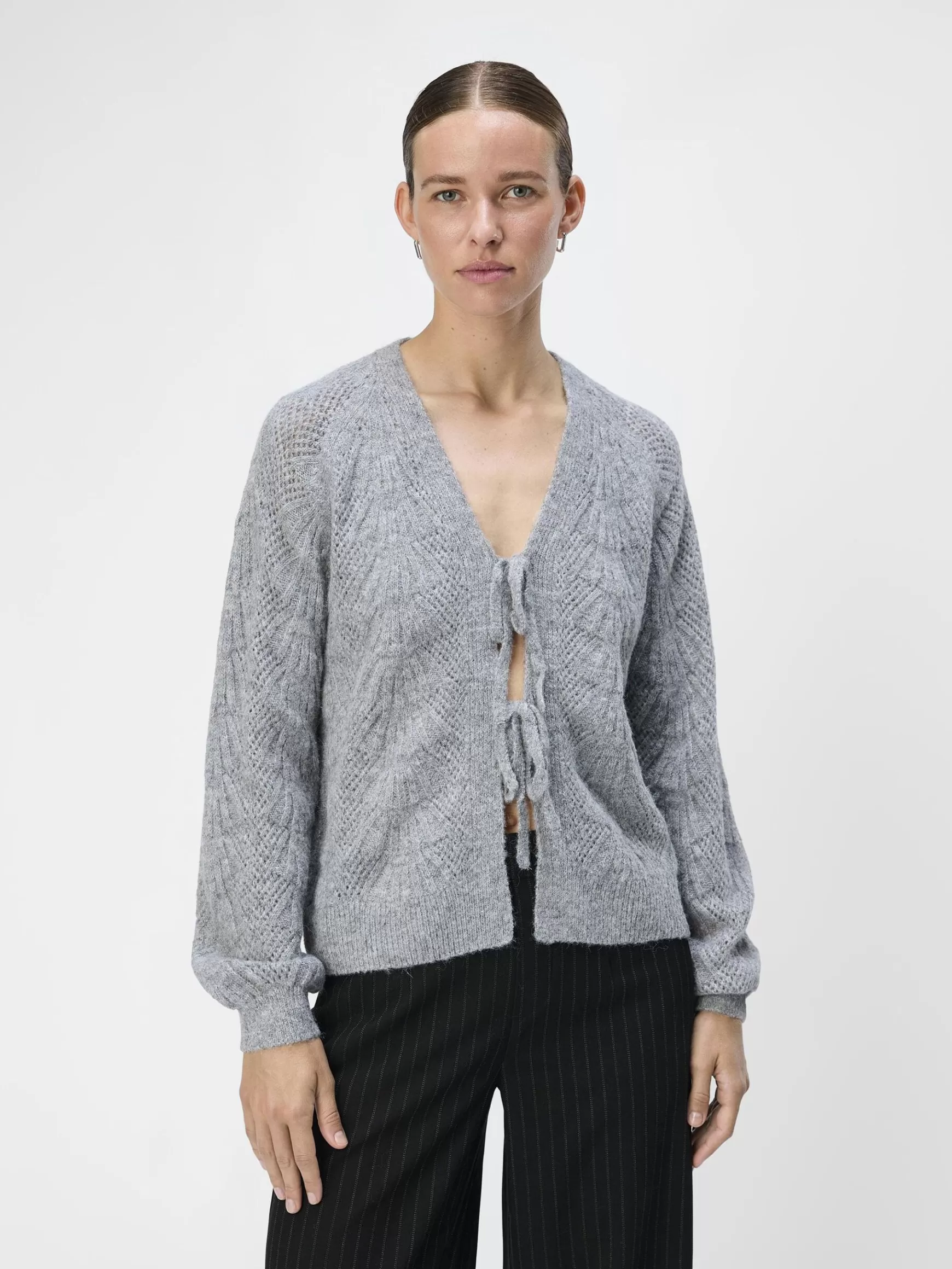 Dame OBJECT BINDELUKNING FORAN CARDIGAN