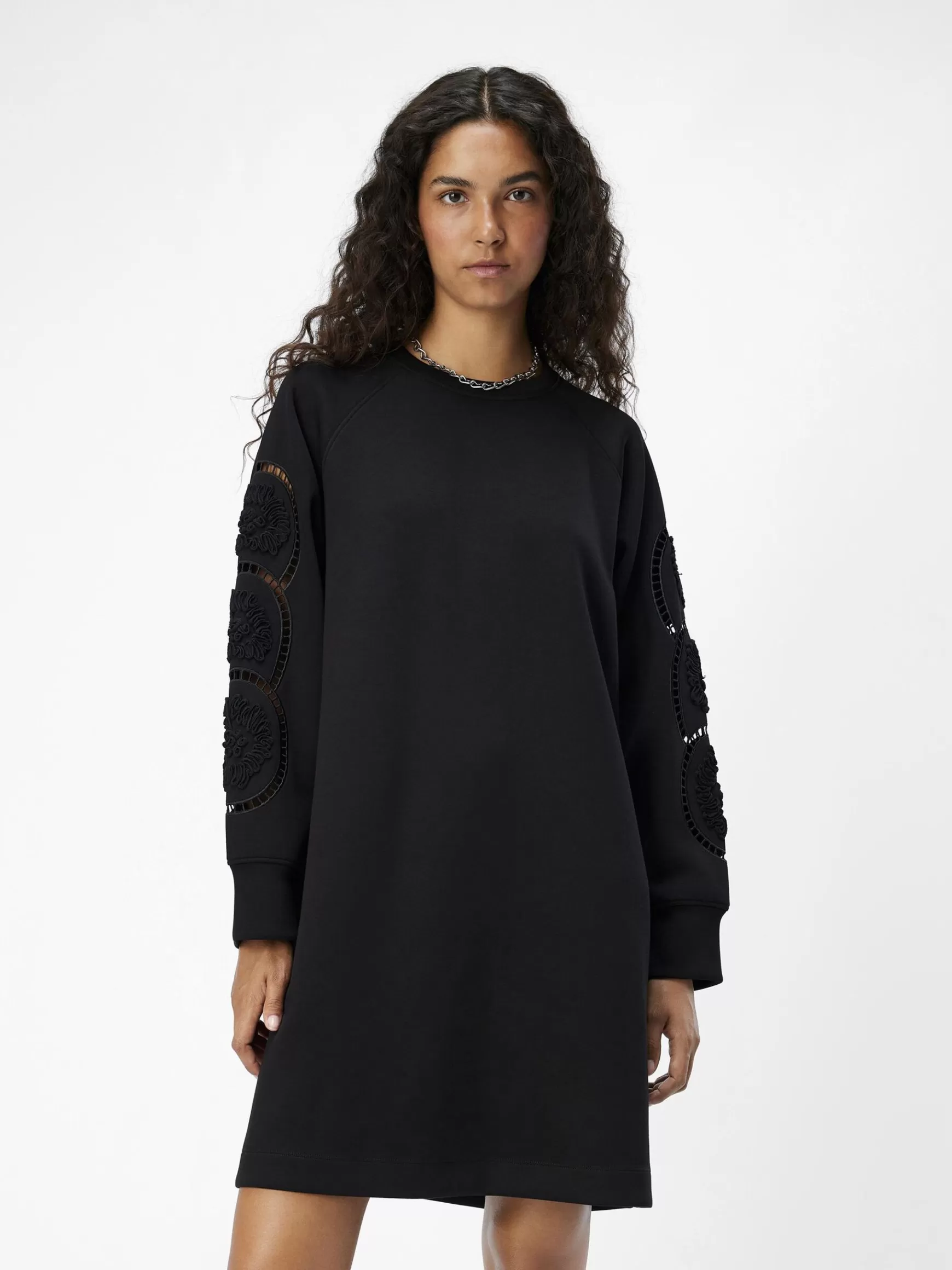 Dame OBJECT BRODERET SWEATER KJOLE