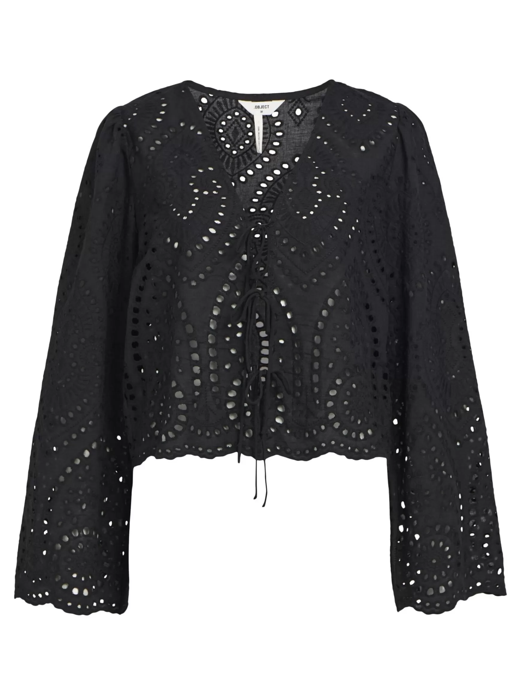 Dame OBJECT BRODERIE ANGLAISE BLUSE