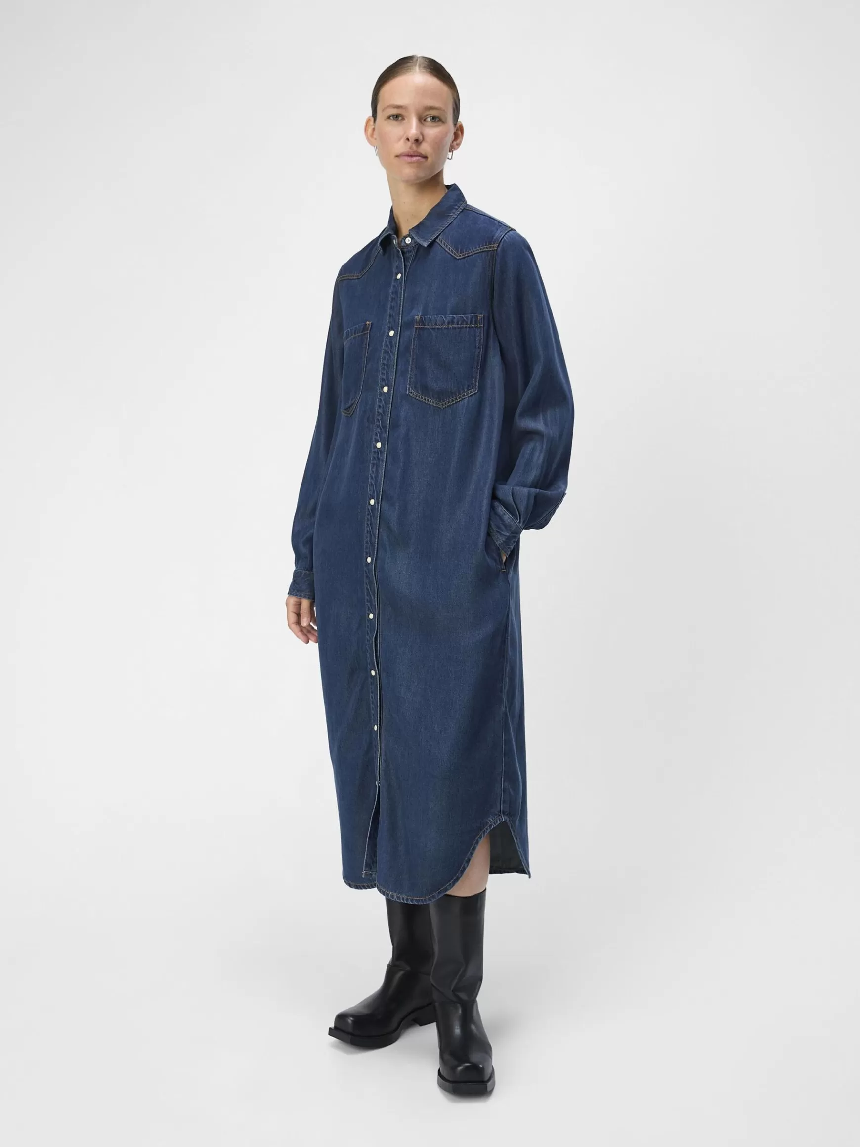 Dame OBJECT DENIM MAXIKJOLE