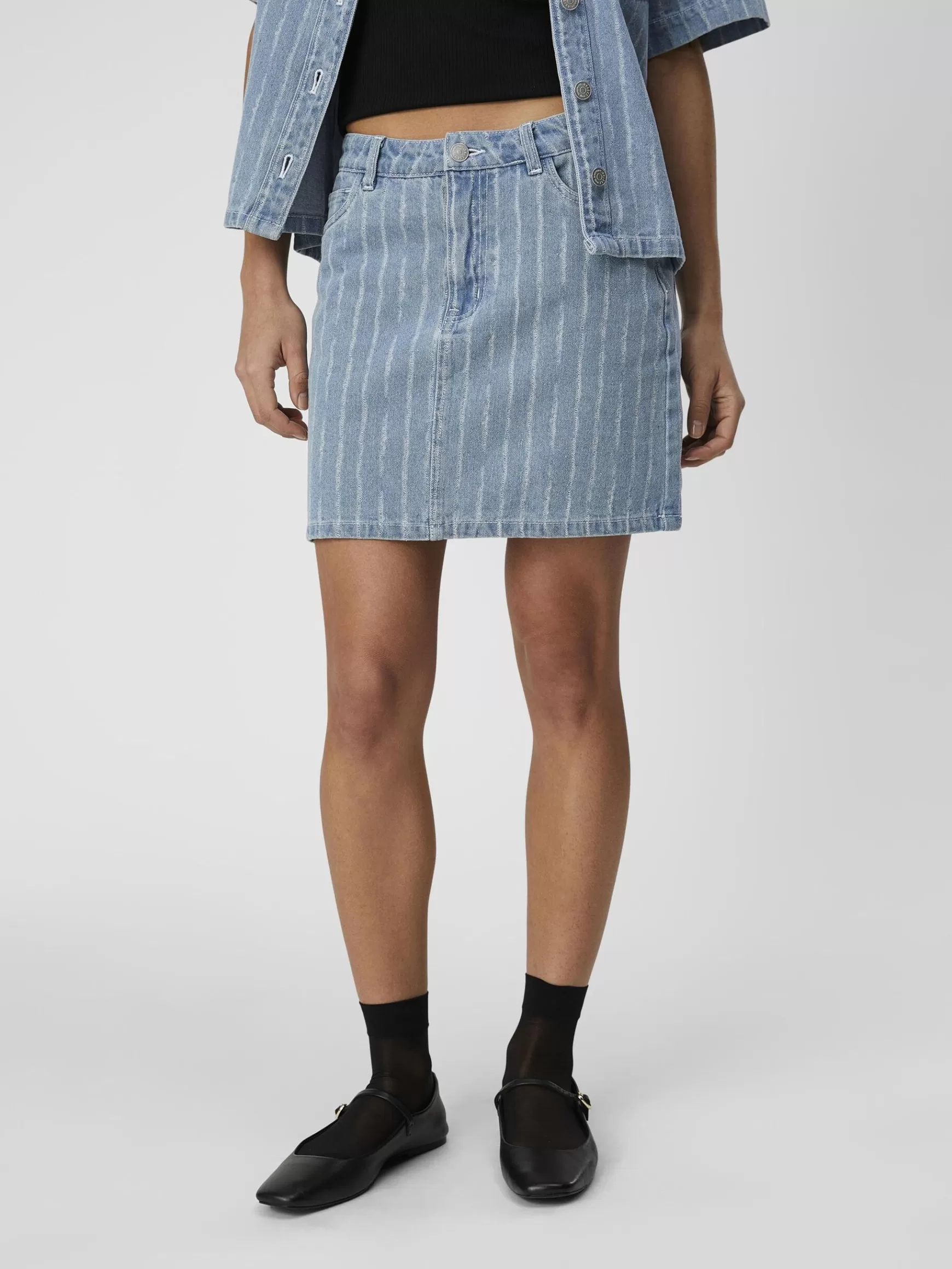 Dame OBJECT DENIM MININEDERDEL