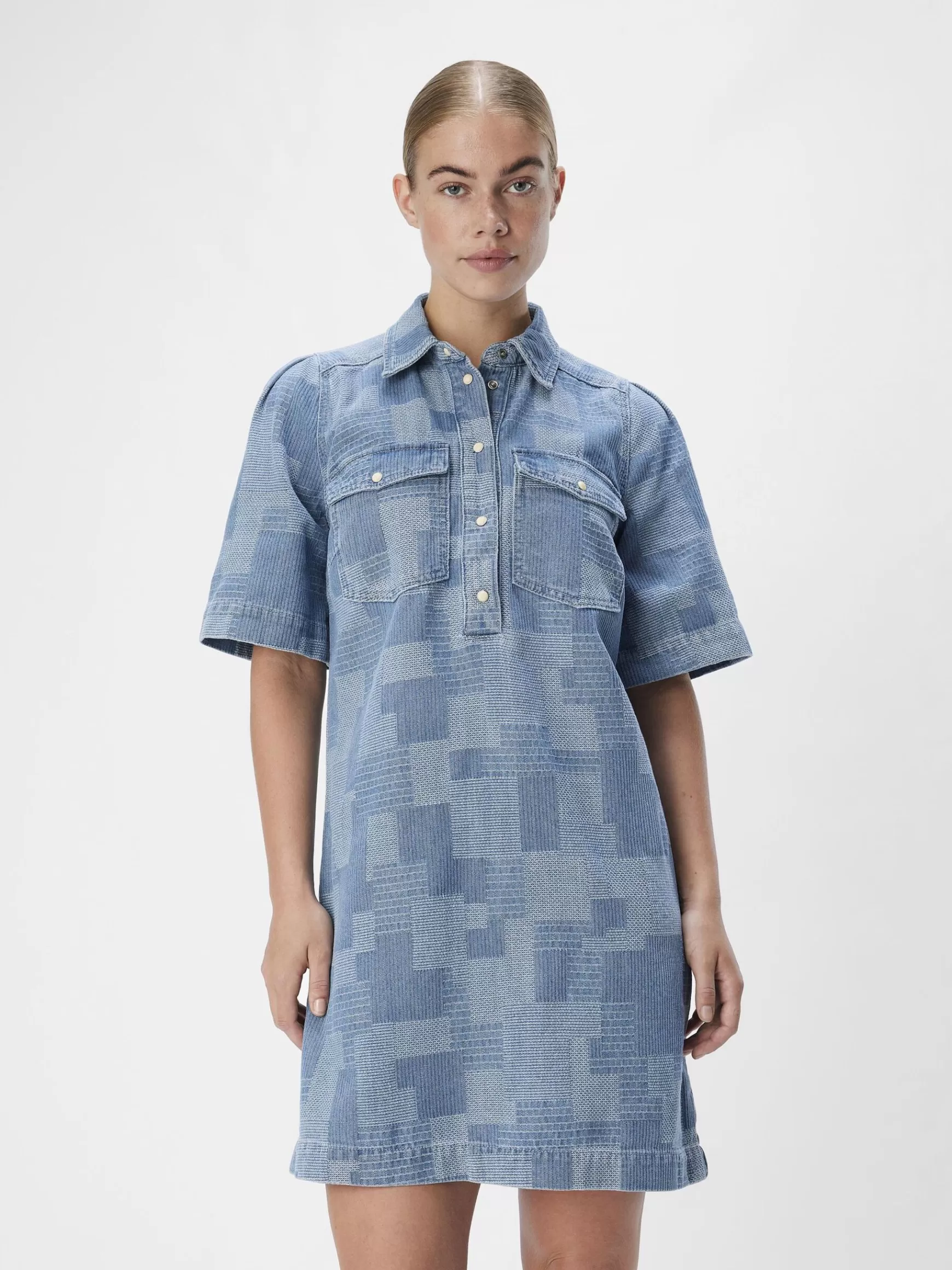 Dame OBJECT DENIM SKJORTEKJOLE