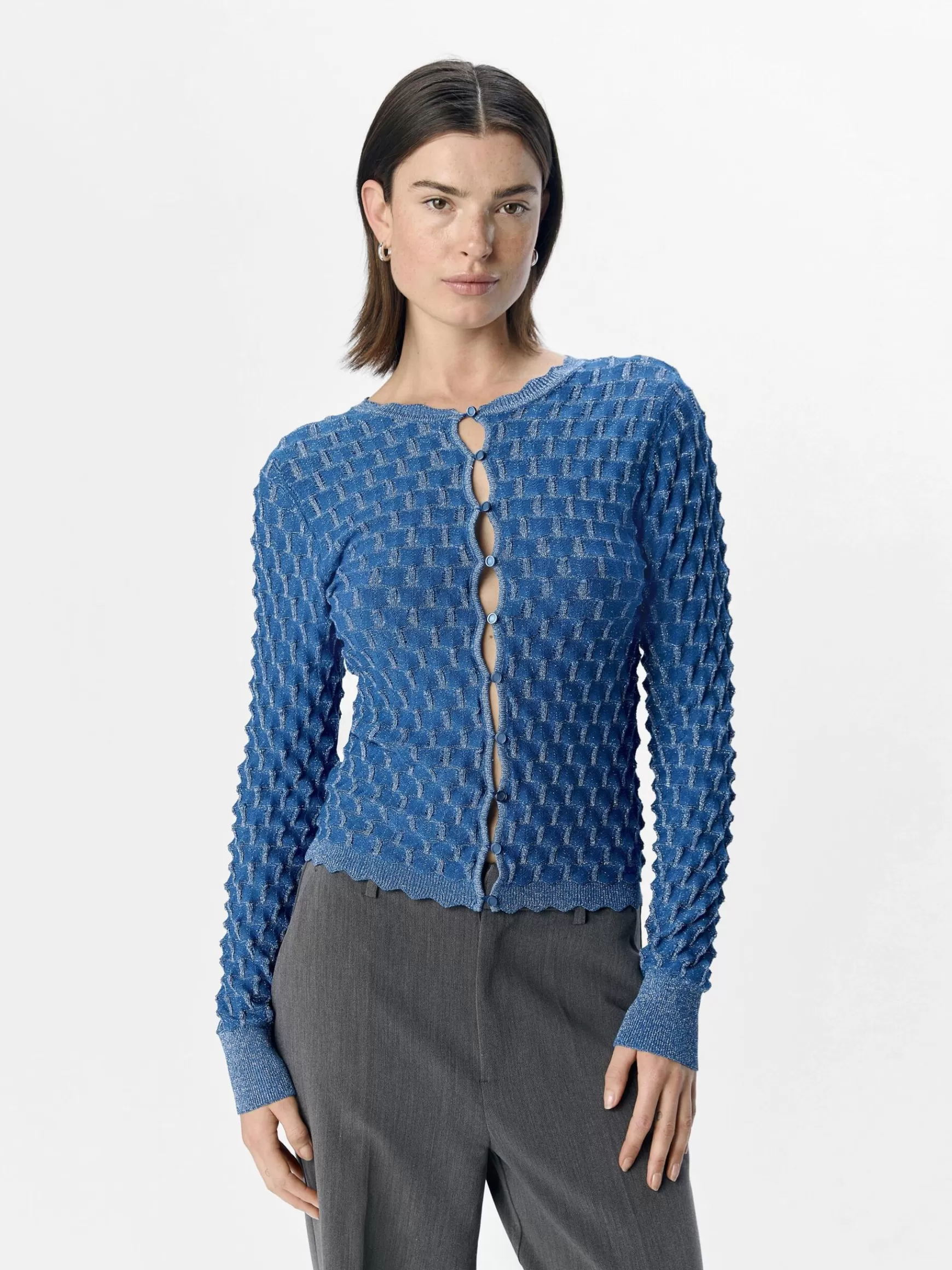 Dame OBJECT DETALJERET CARDIGAN