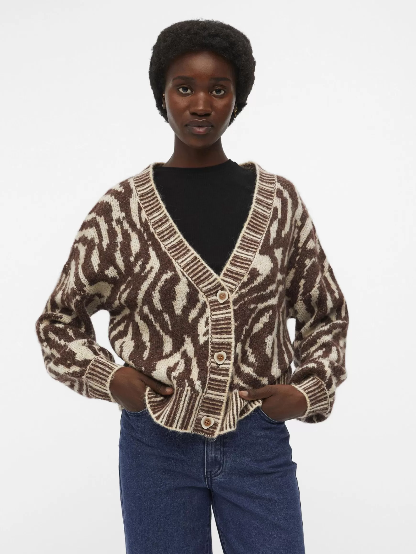 Dame OBJECT DYREPRINT CARDIGAN