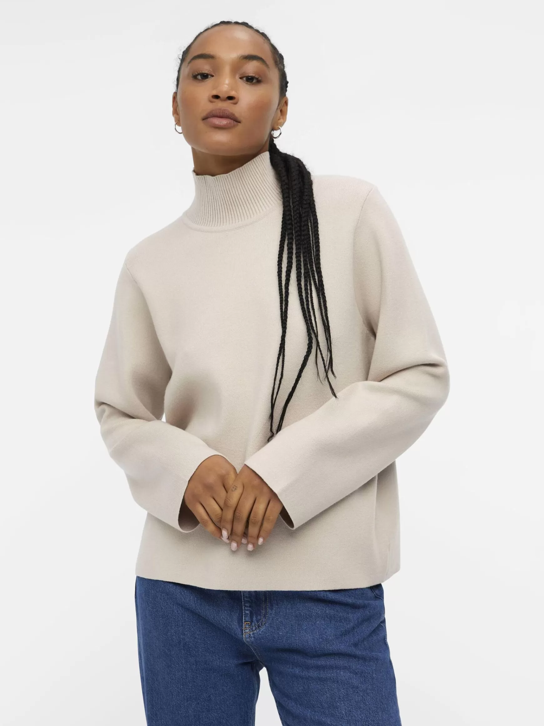 Dame OBJECT HØJHALSET PULLOVER