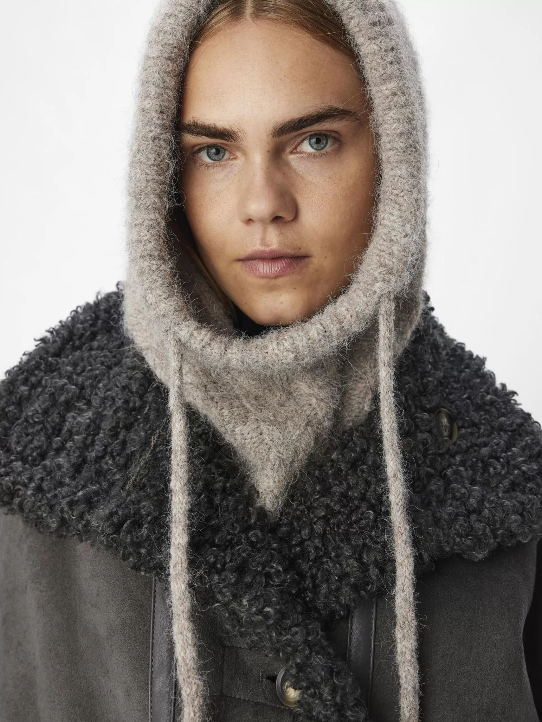 Dame OBJECT KABELSTRIK BALACLAVA
