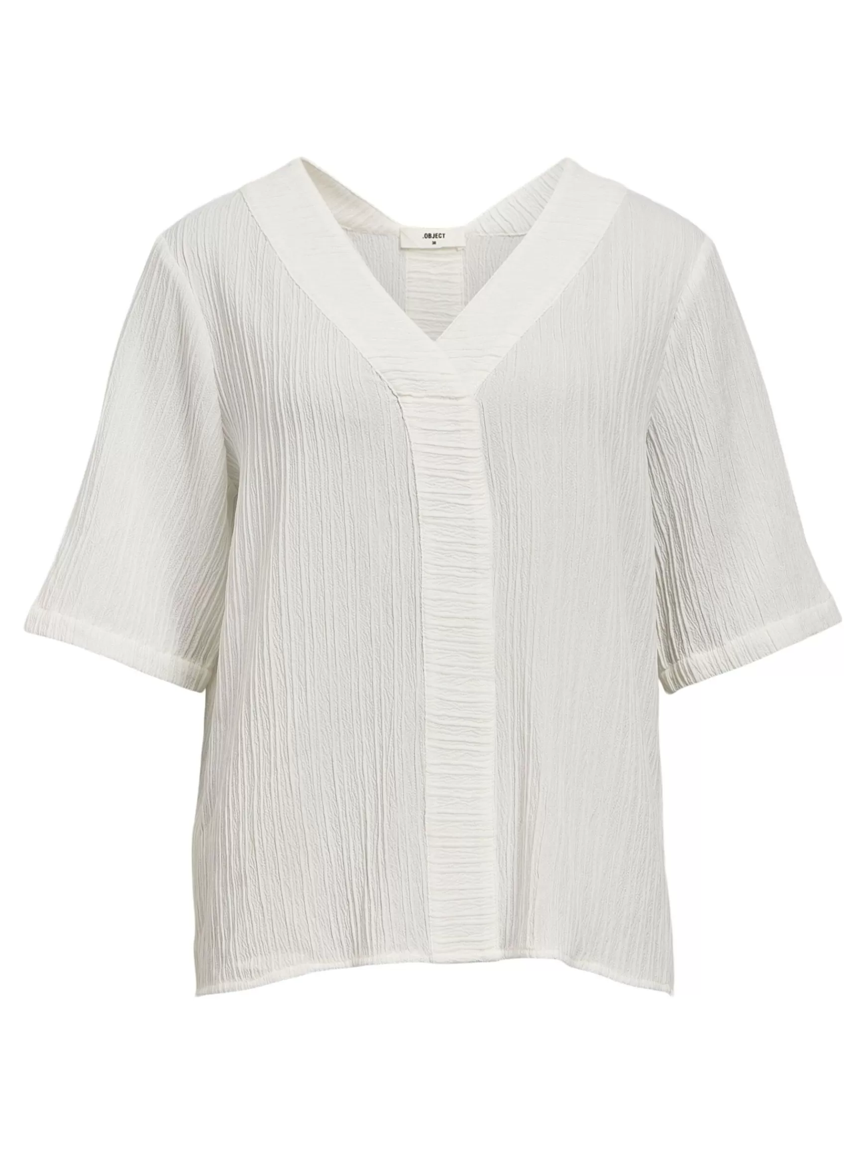 Dame OBJECT KRØLLET BLUSE