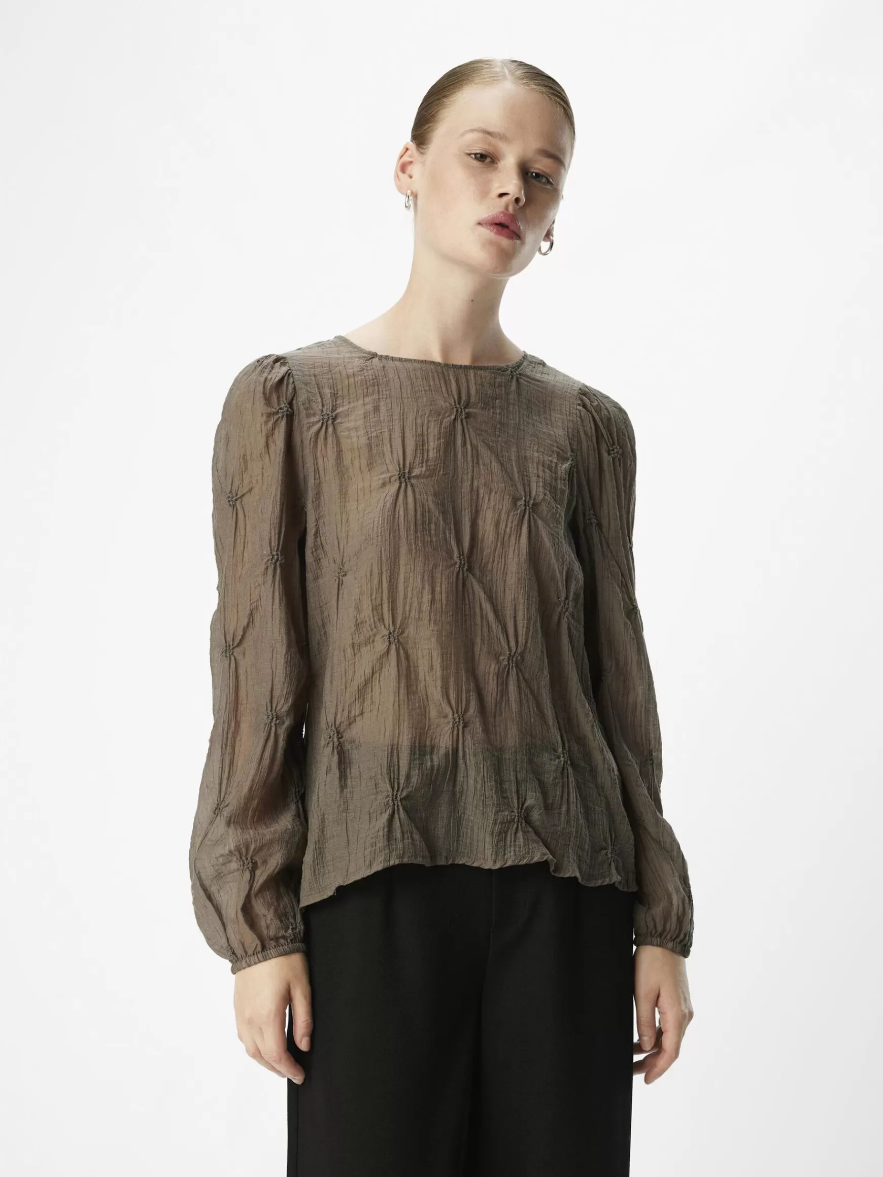 Dame OBJECT KRØLLET TOP