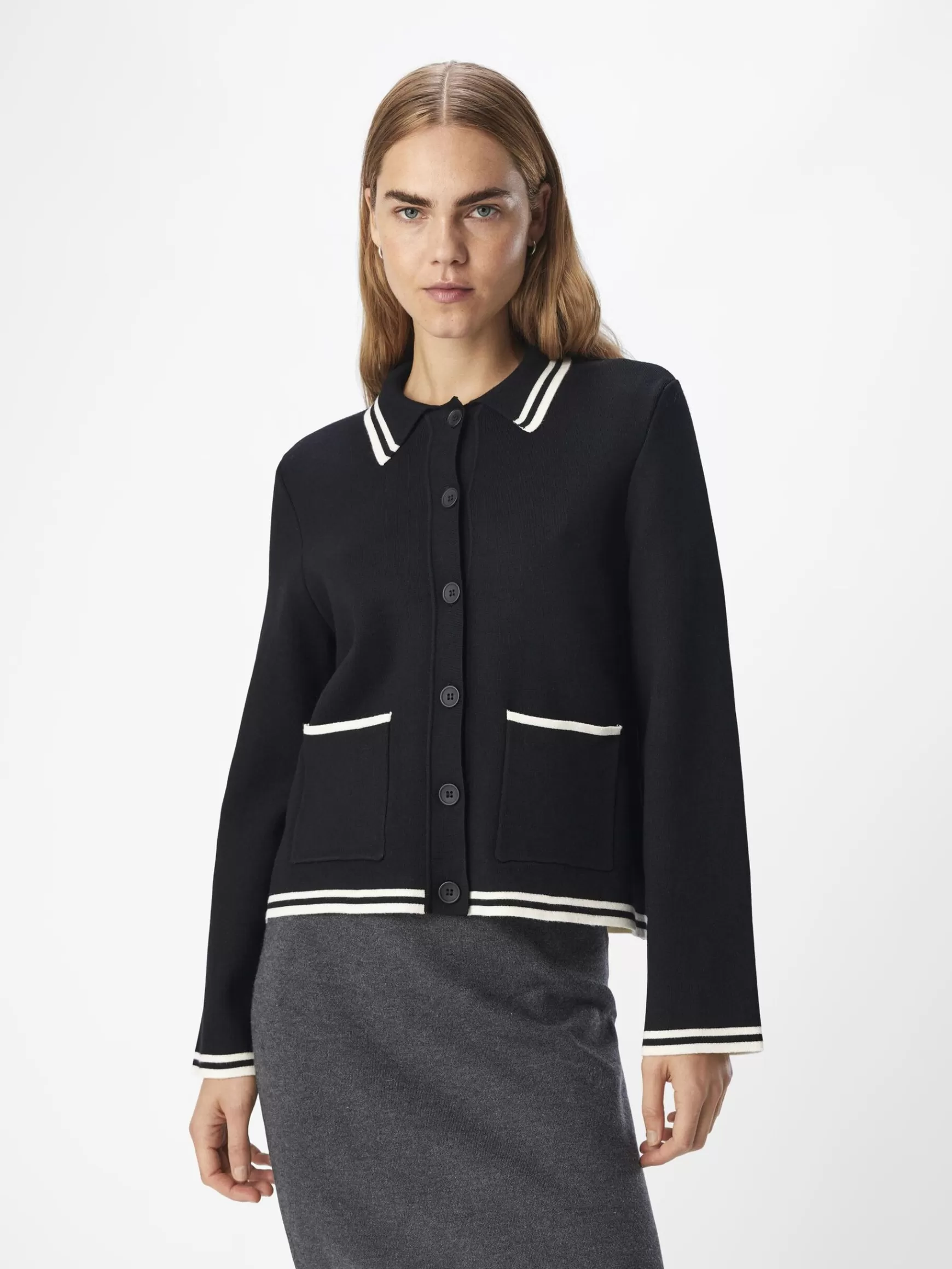 Dame OBJECT LANGÆRMET CARDIGAN