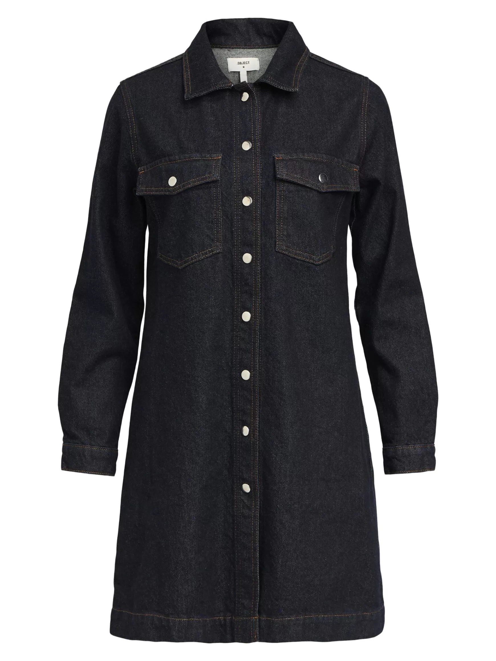 Dame OBJECT LANGÆRMET DENIMKJOLE