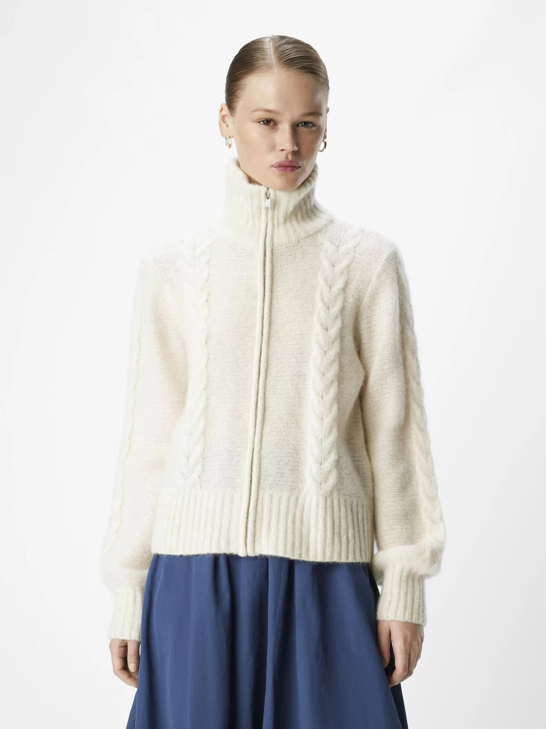 Dame OBJECT LYNLÅS STRIKKET CARDIGAN
