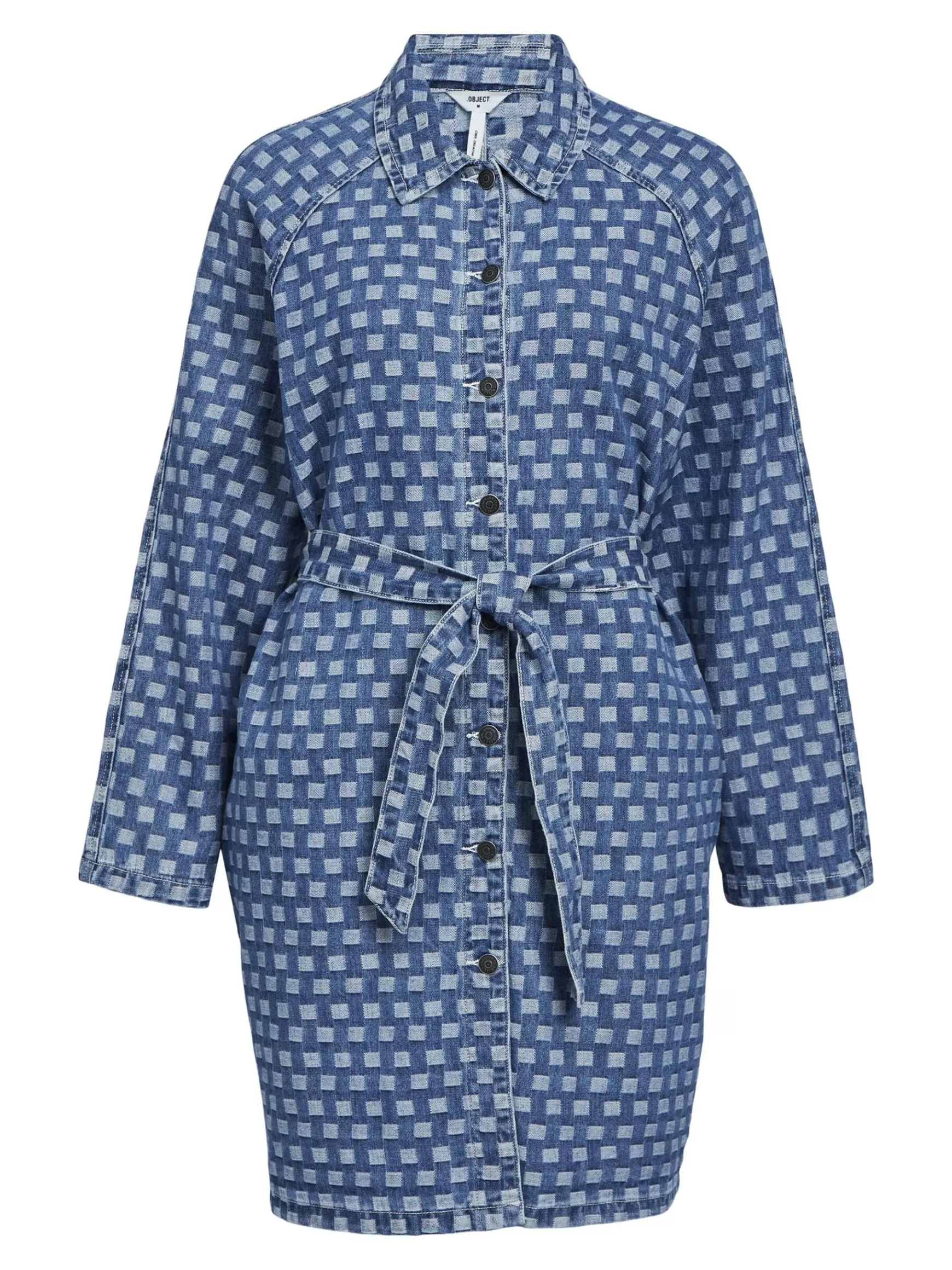 Dame OBJECT MØNSTRET DENIMKJOLE