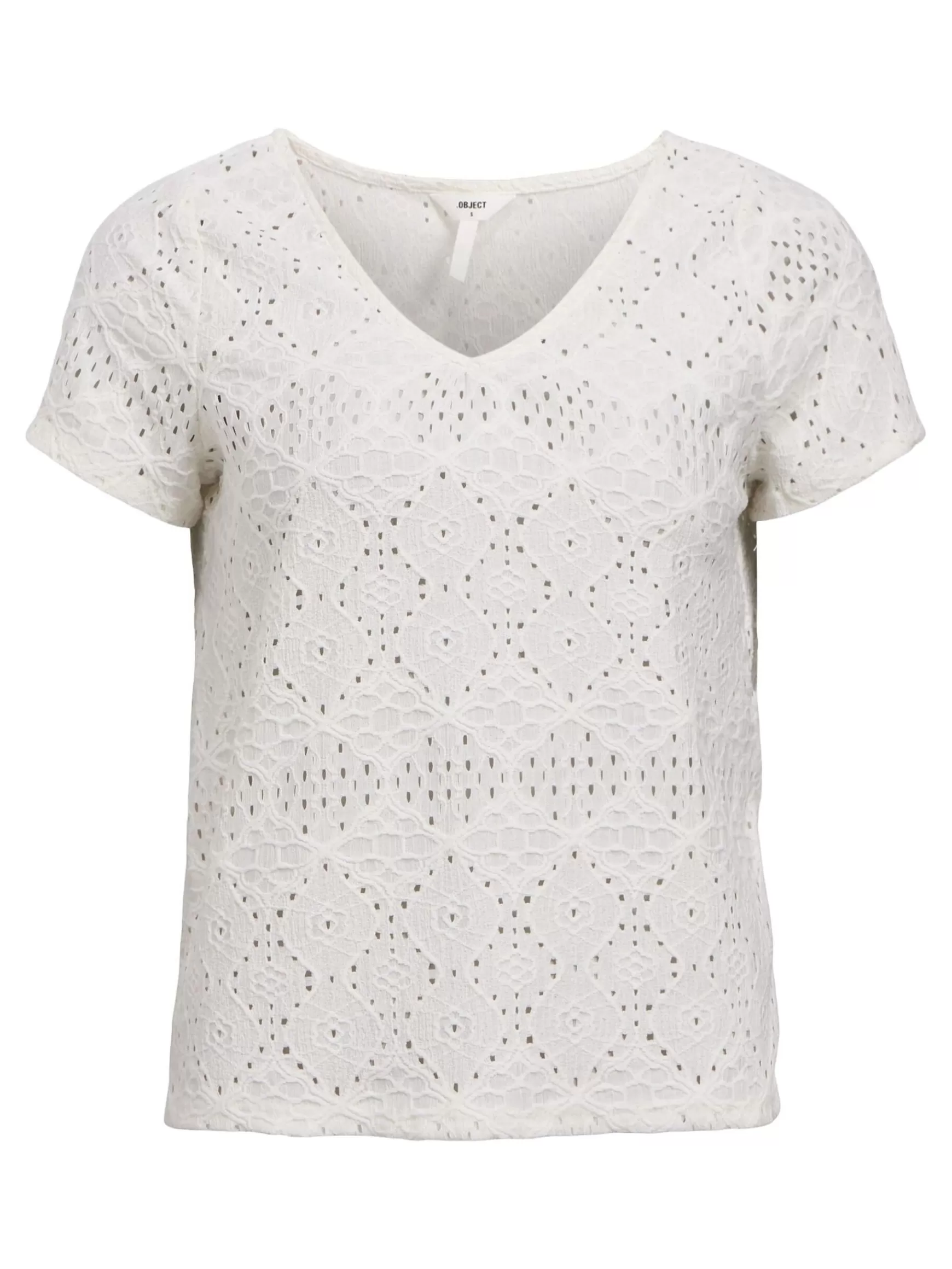 Dame OBJECT OBJFEODORA BLUSE MED V-HALS