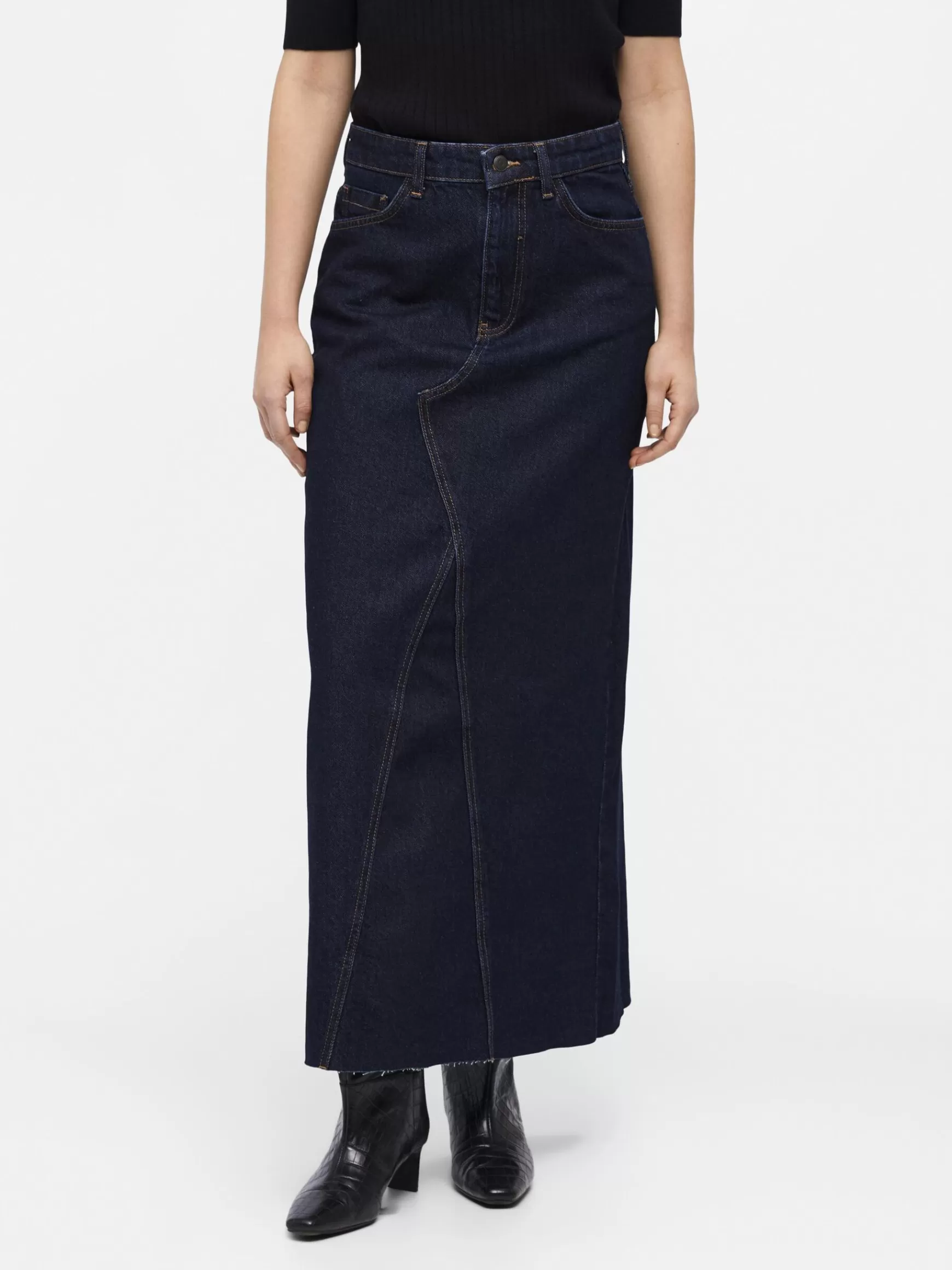 Dame OBJECT OBJHARLOW LANG DENIMNEDERDEL