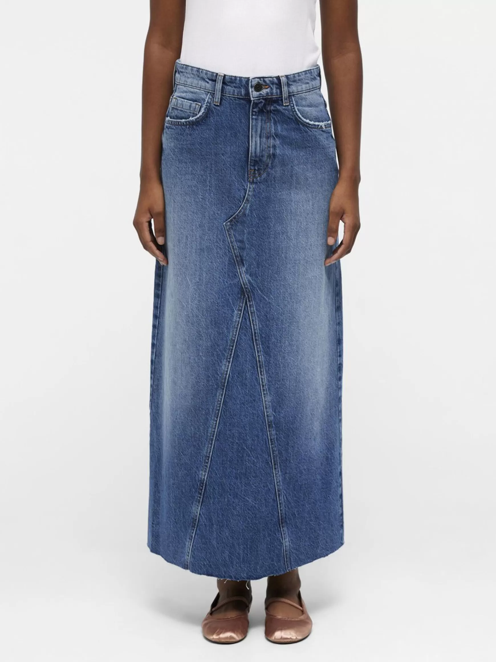 Dame OBJECT OBJHARLOW LANG DENIMNEDERDEL