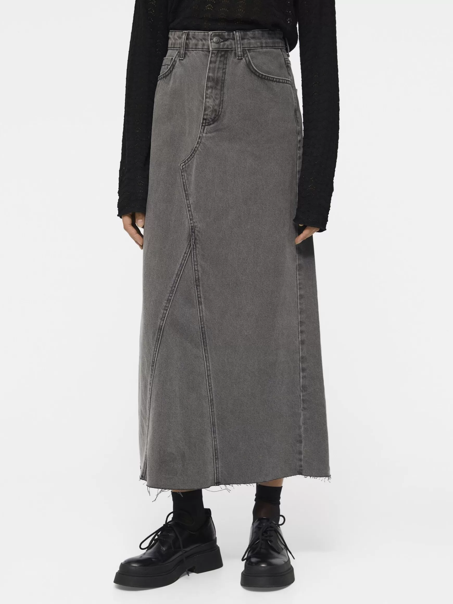 Dame OBJECT OBJHARLOW LANG DENIMNEDERDEL