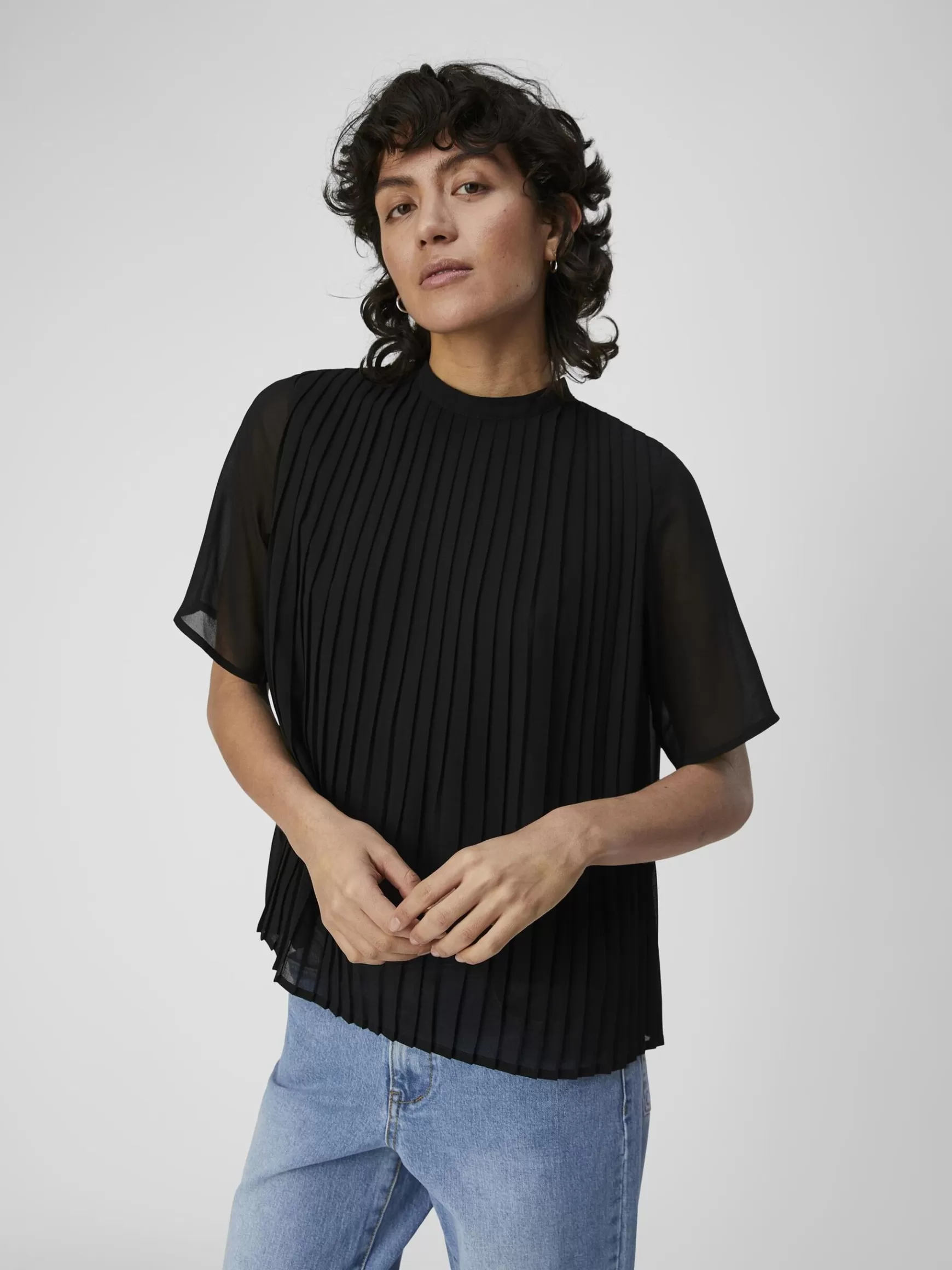 Dame OBJECT PLISSERET TOP