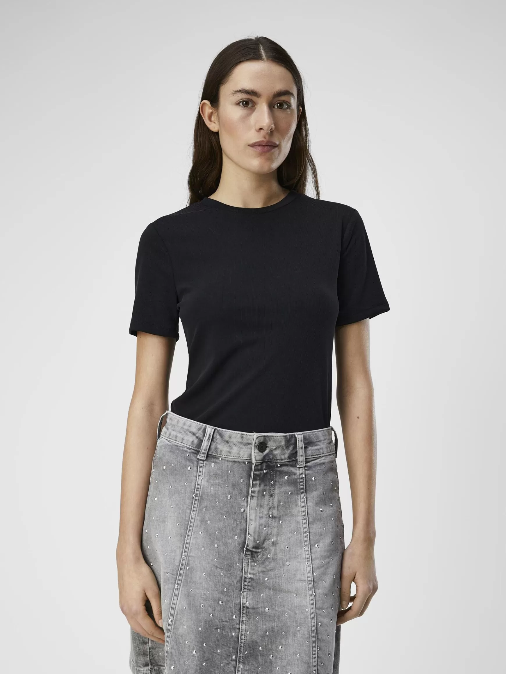 Dame OBJECT RIBBET T-SHIRT