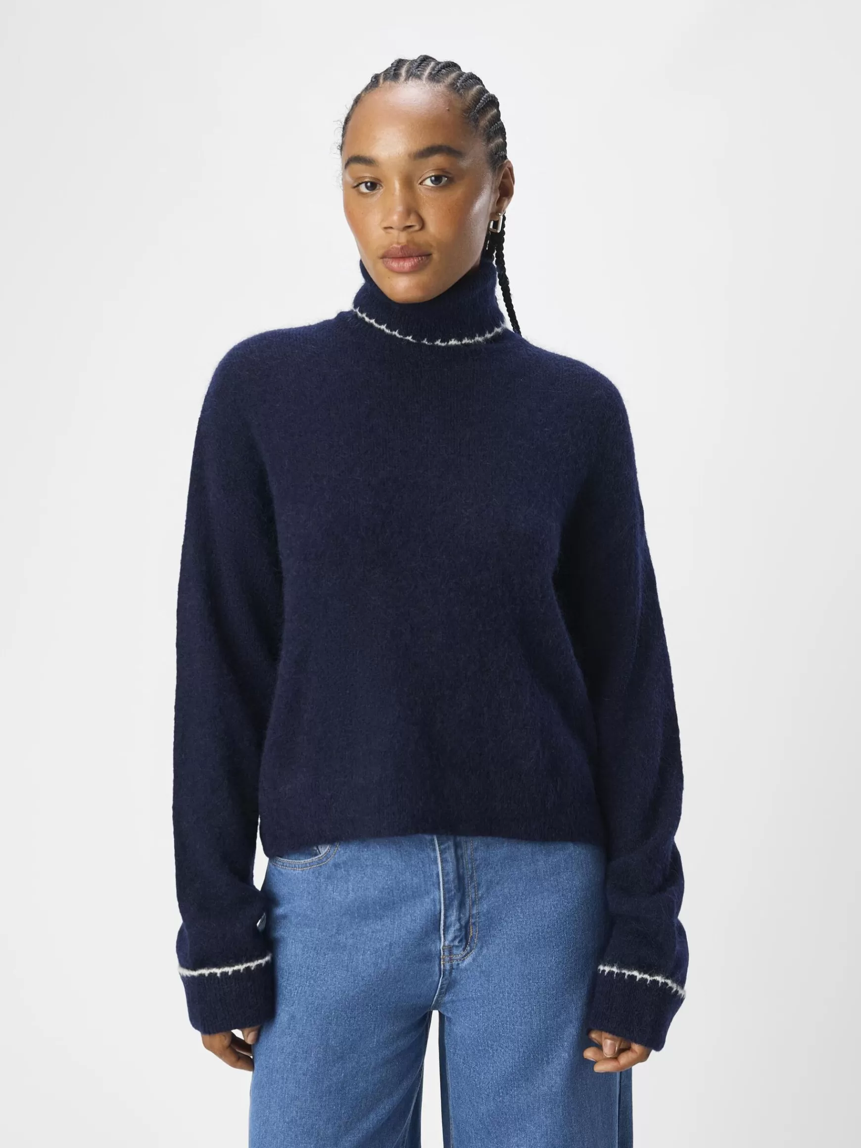 Dame OBJECT RULLEKRAVE PULLOVER