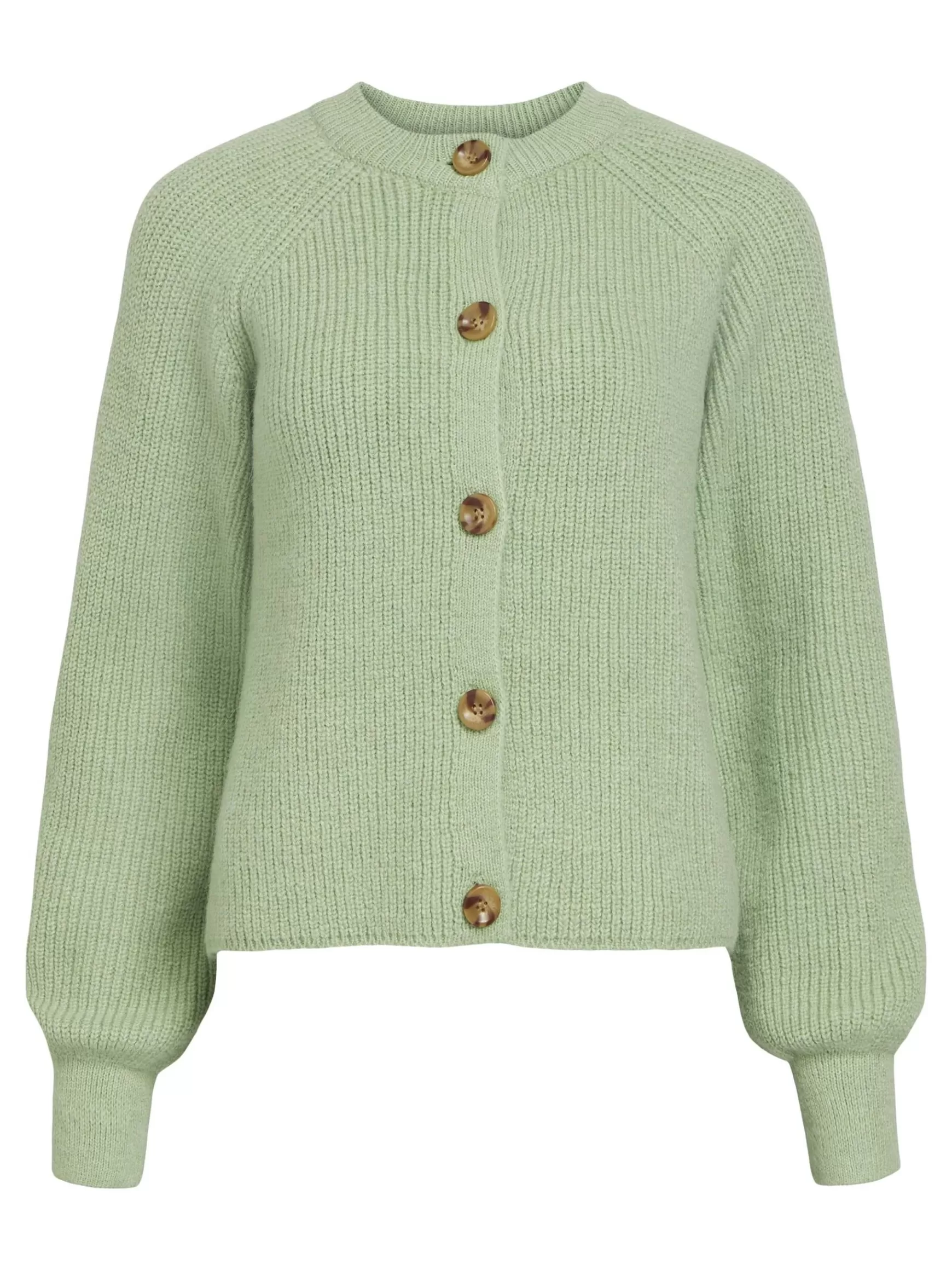 Dame OBJECT RUND HALS STRIKKET CARDIGAN