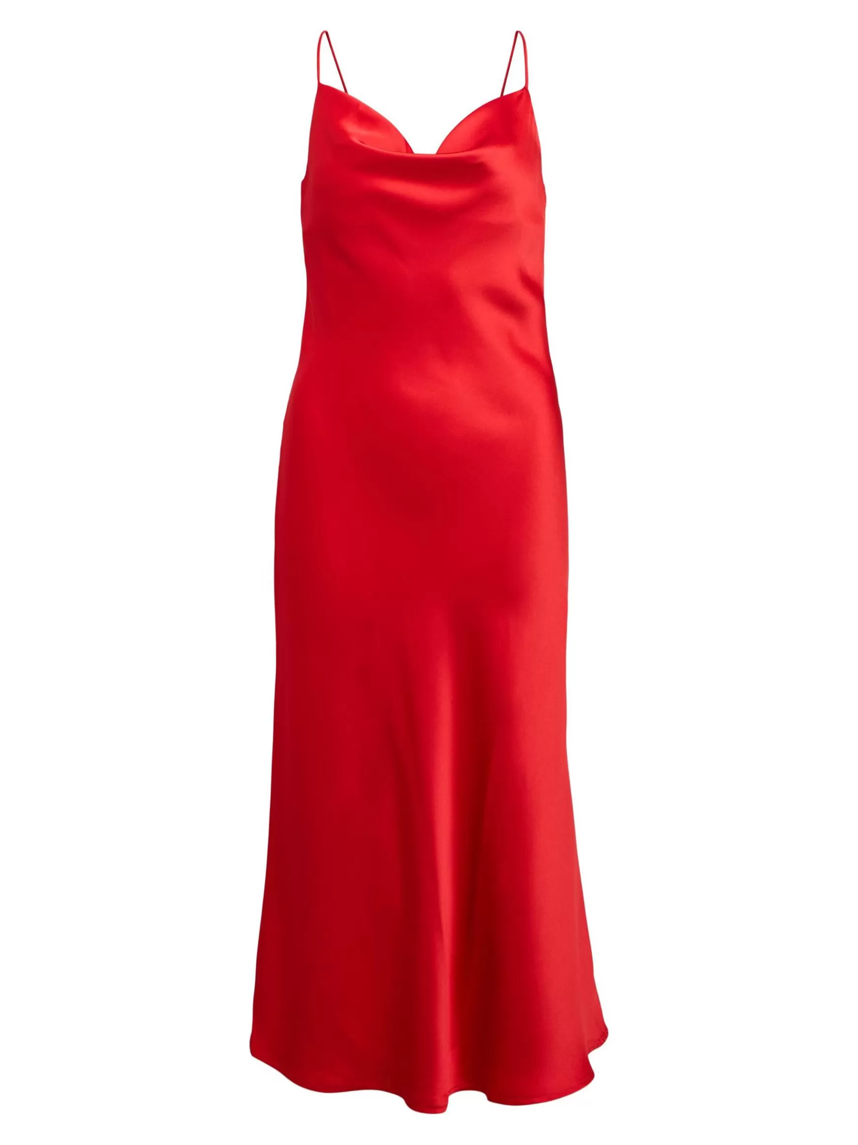 Dame OBJECT SATIN- MIDIKJOLE