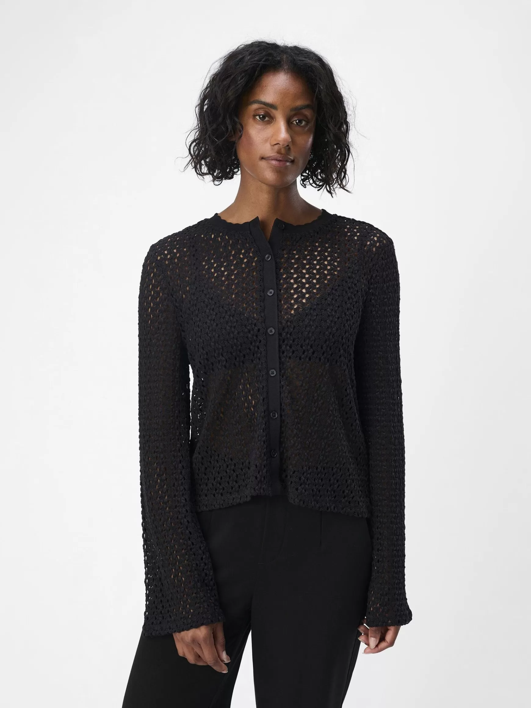 Dame OBJECT STRIKKET CARDIGAN