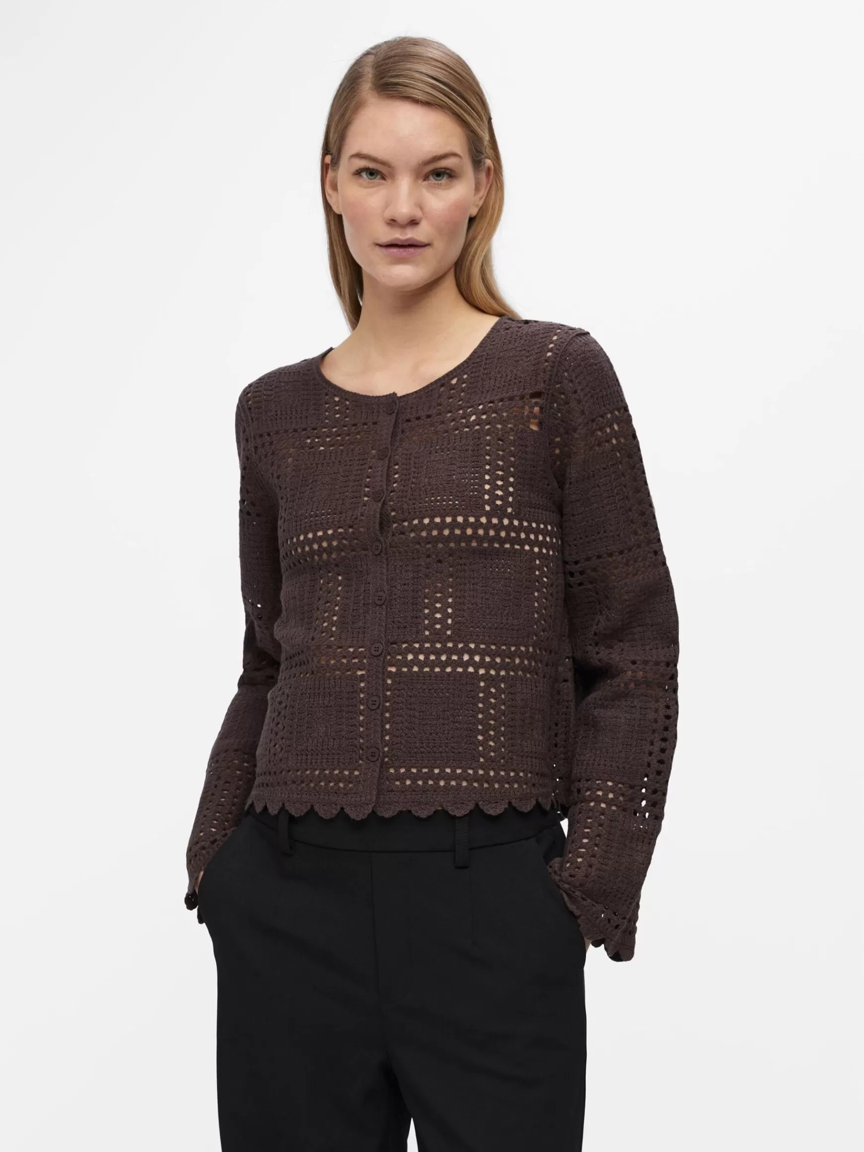 Dame OBJECT STRIKKET CARDIGAN
