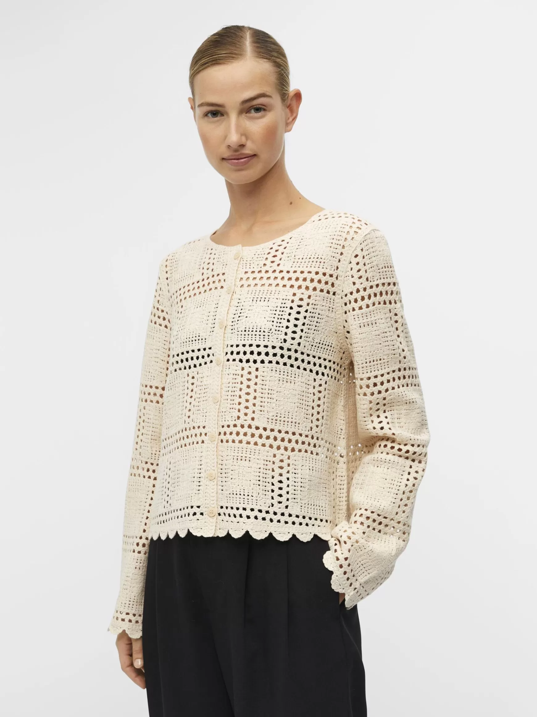 Dame OBJECT STRIKKET CARDIGAN