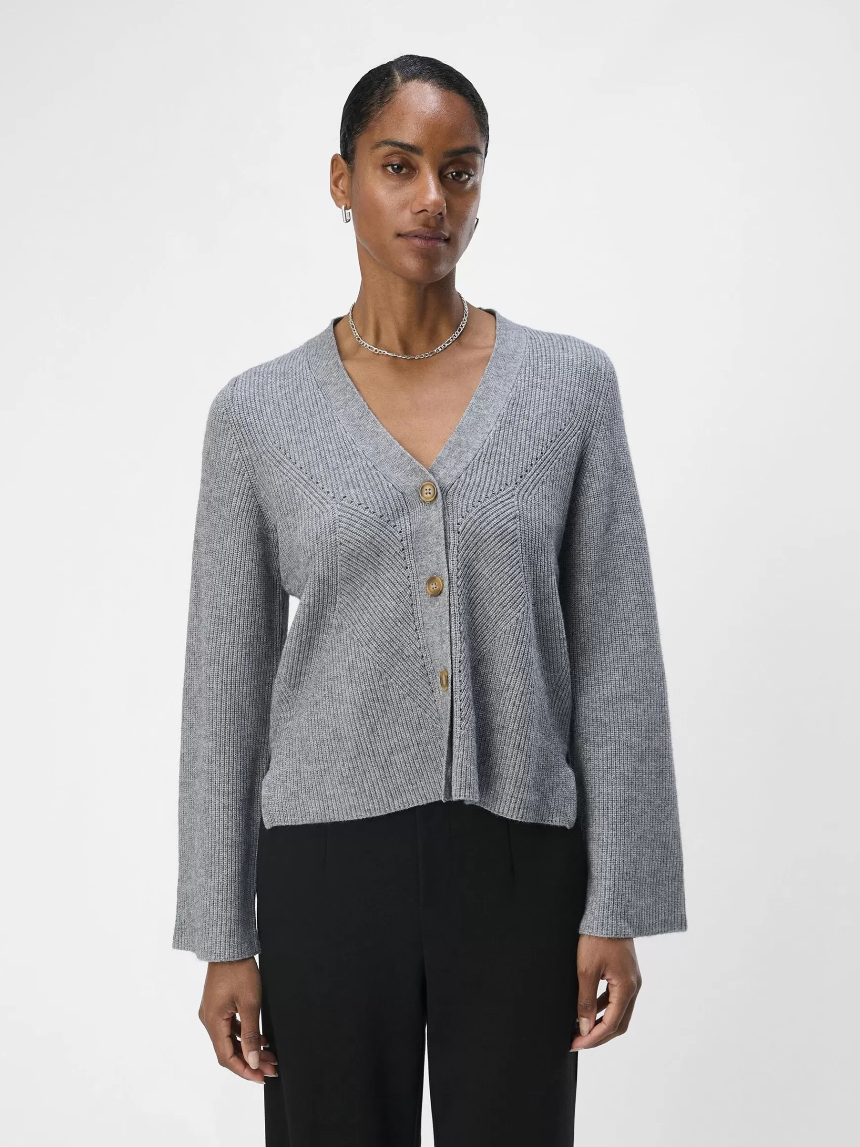 Dame OBJECT STRIKKET CARDIGAN