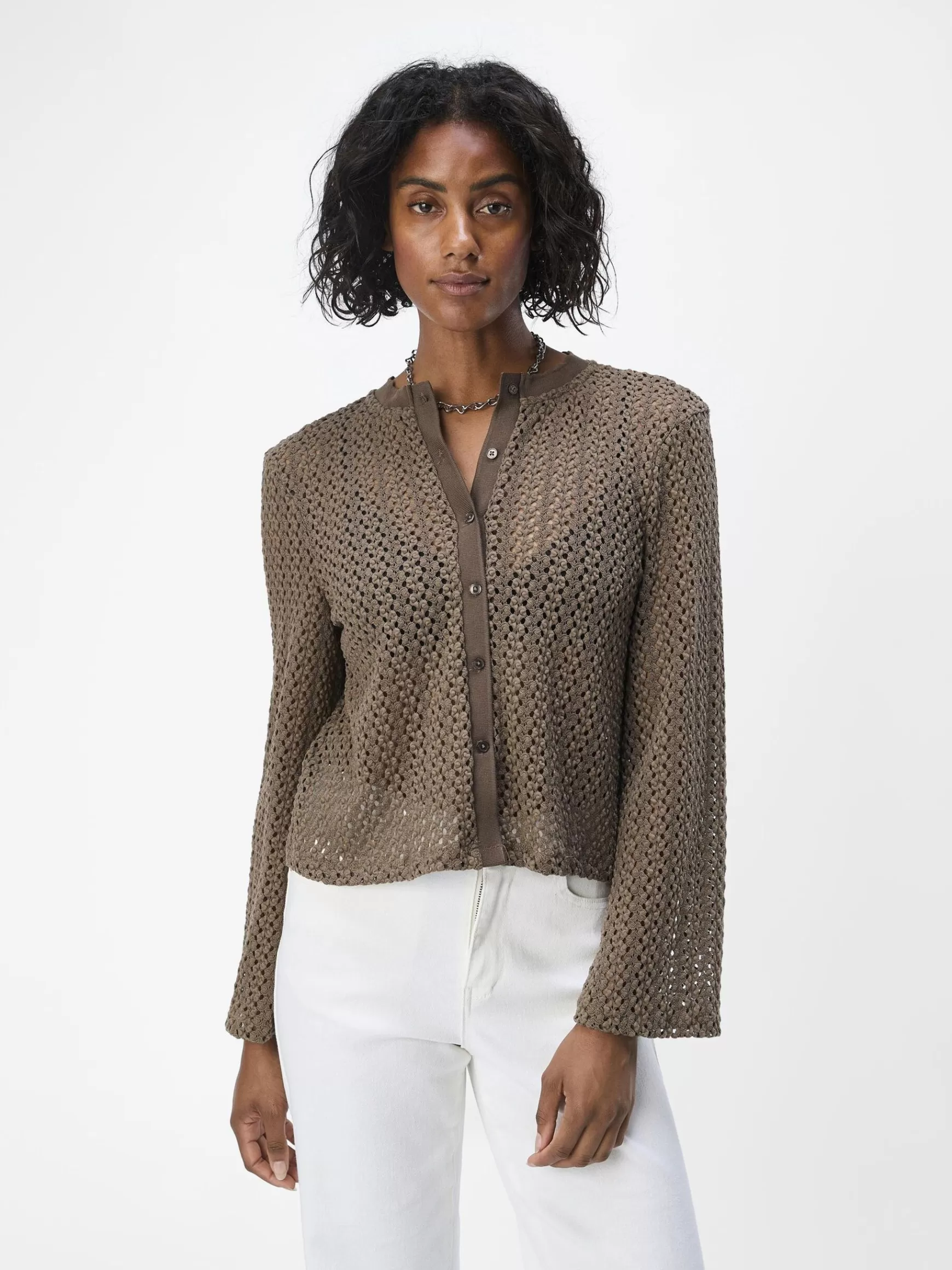 Dame OBJECT STRIKKET CARDIGAN