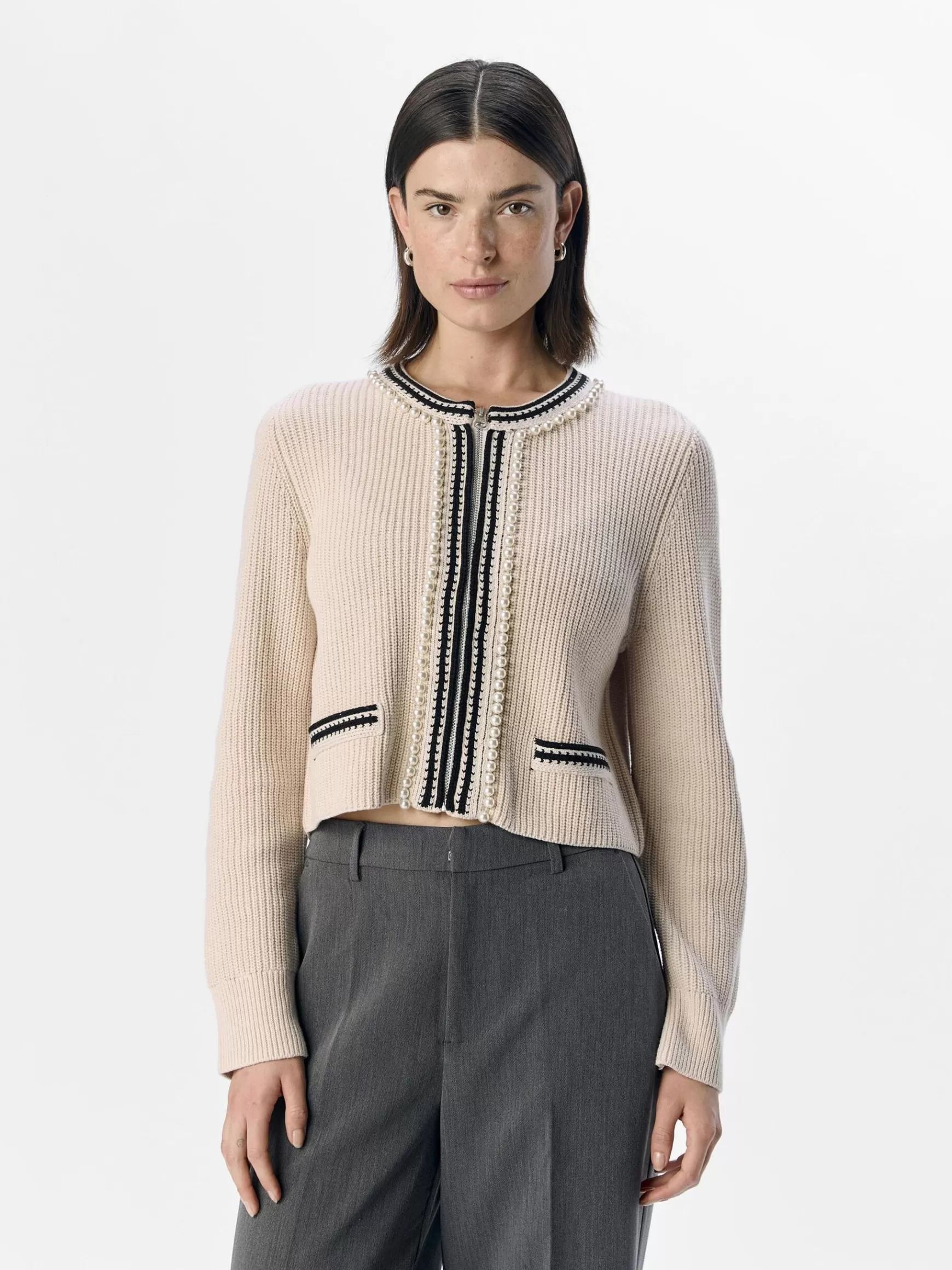 Dame OBJECT STRIKKET CARDIGAN