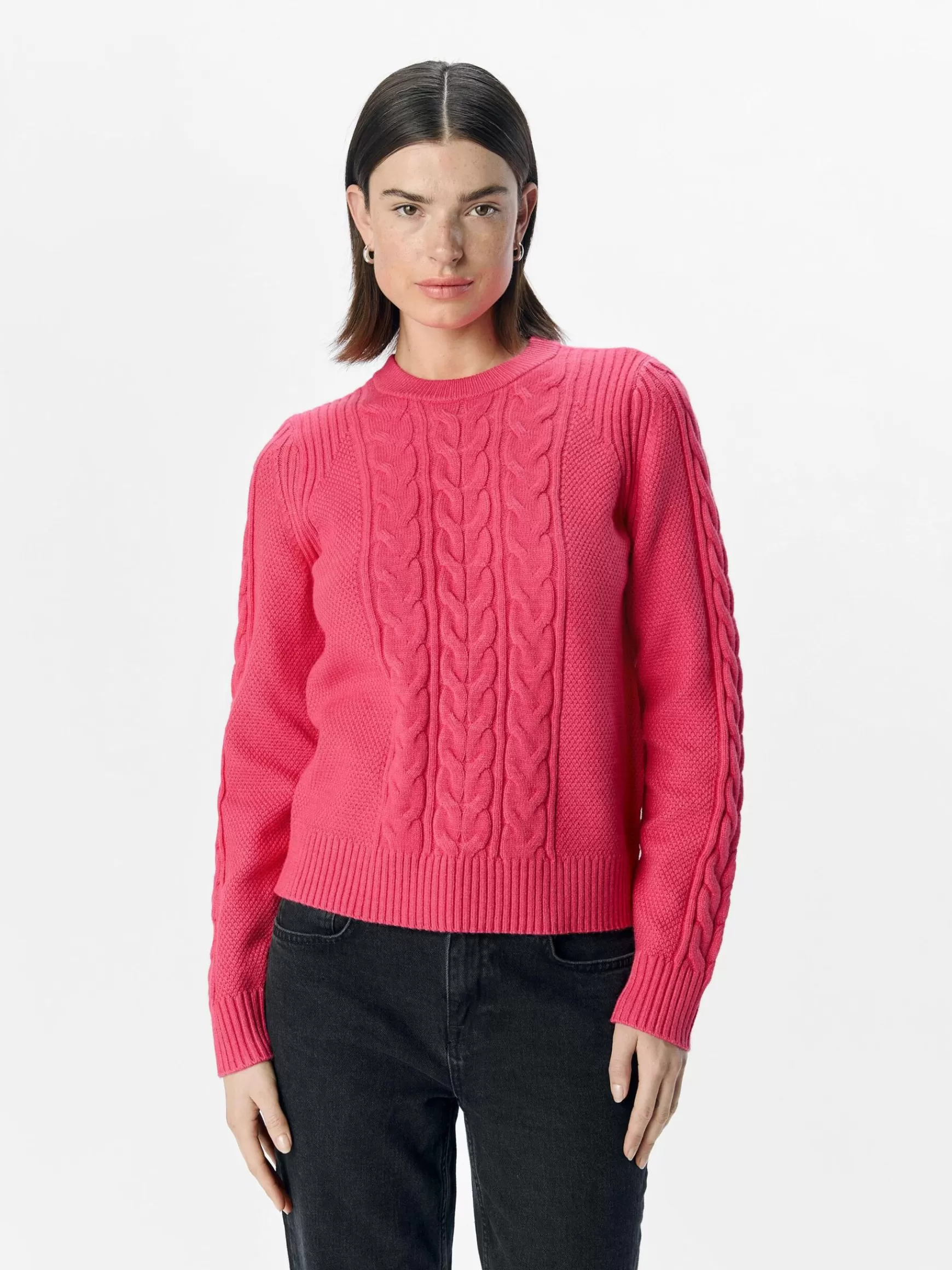 Dame OBJECT STRIKKET PULLOVER