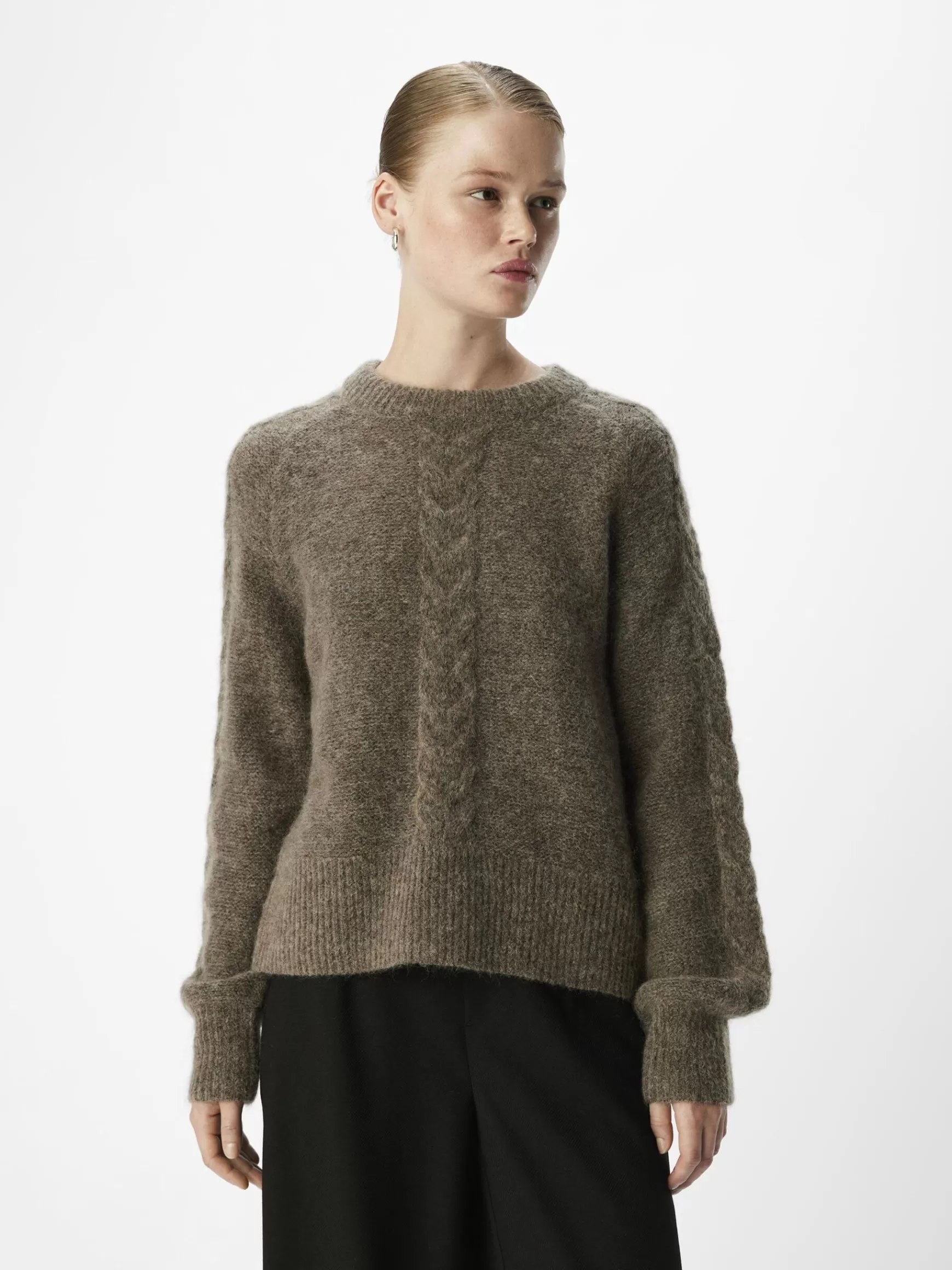 Dame OBJECT STRIKKET PULLOVER