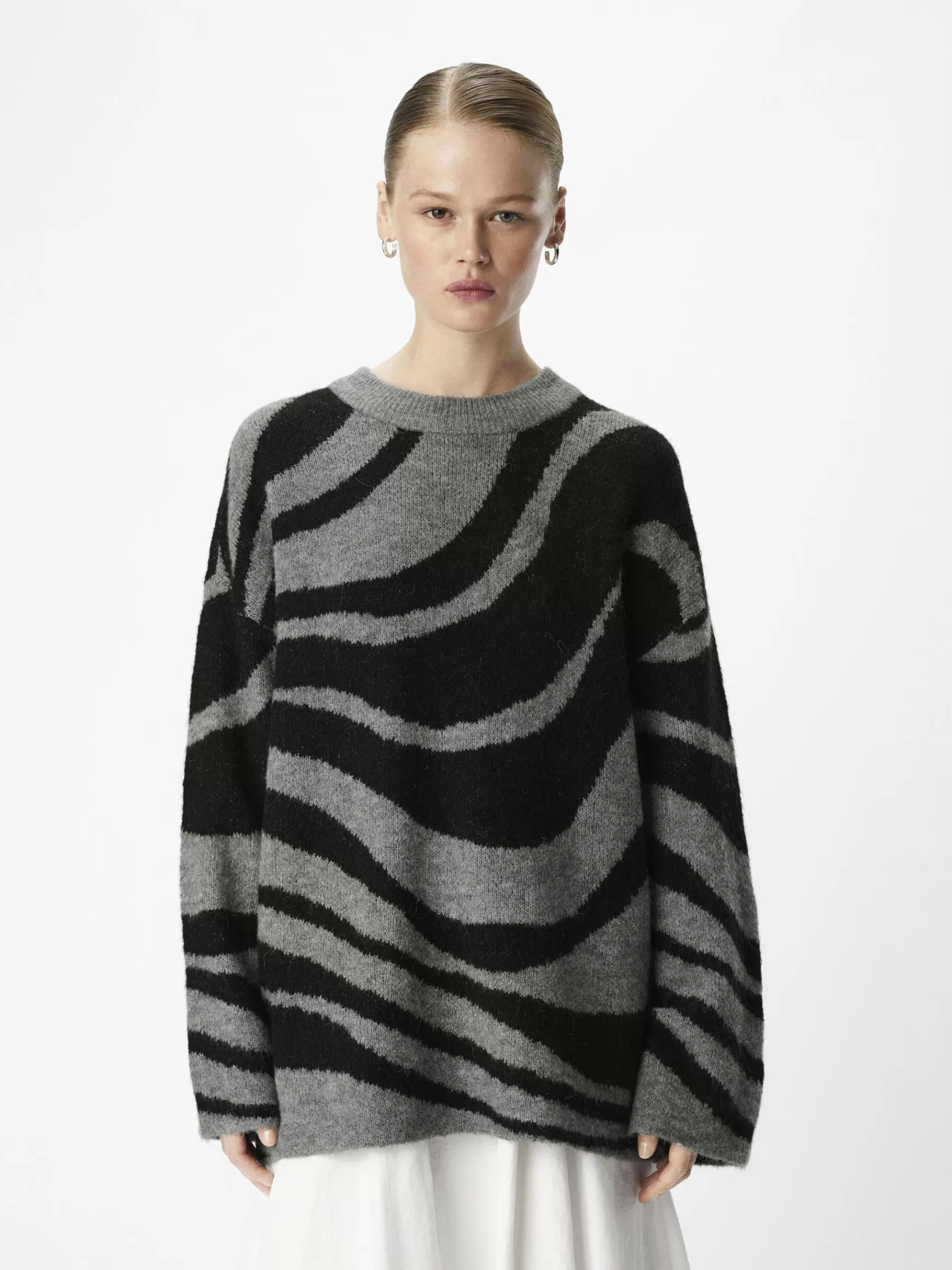 Dame OBJECT STRIKKET PULLOVER