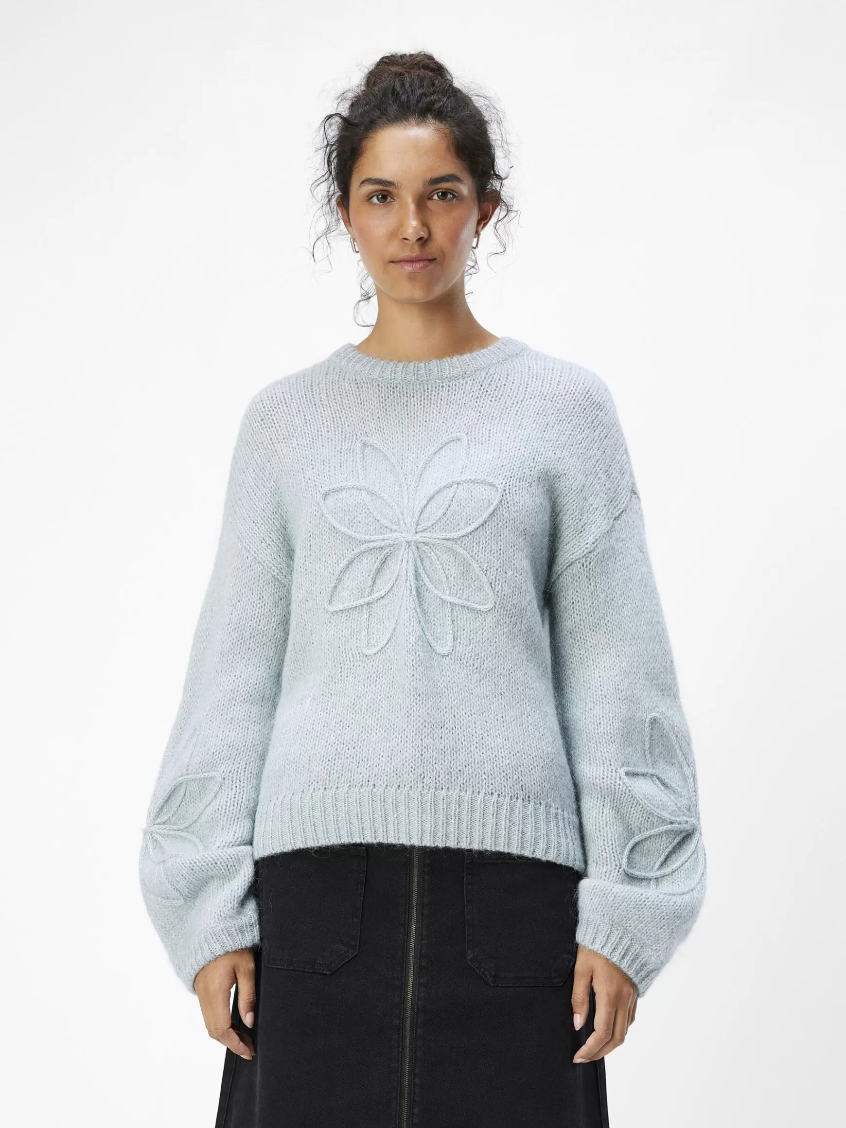 Dame OBJECT STRIKKET PULLOVER