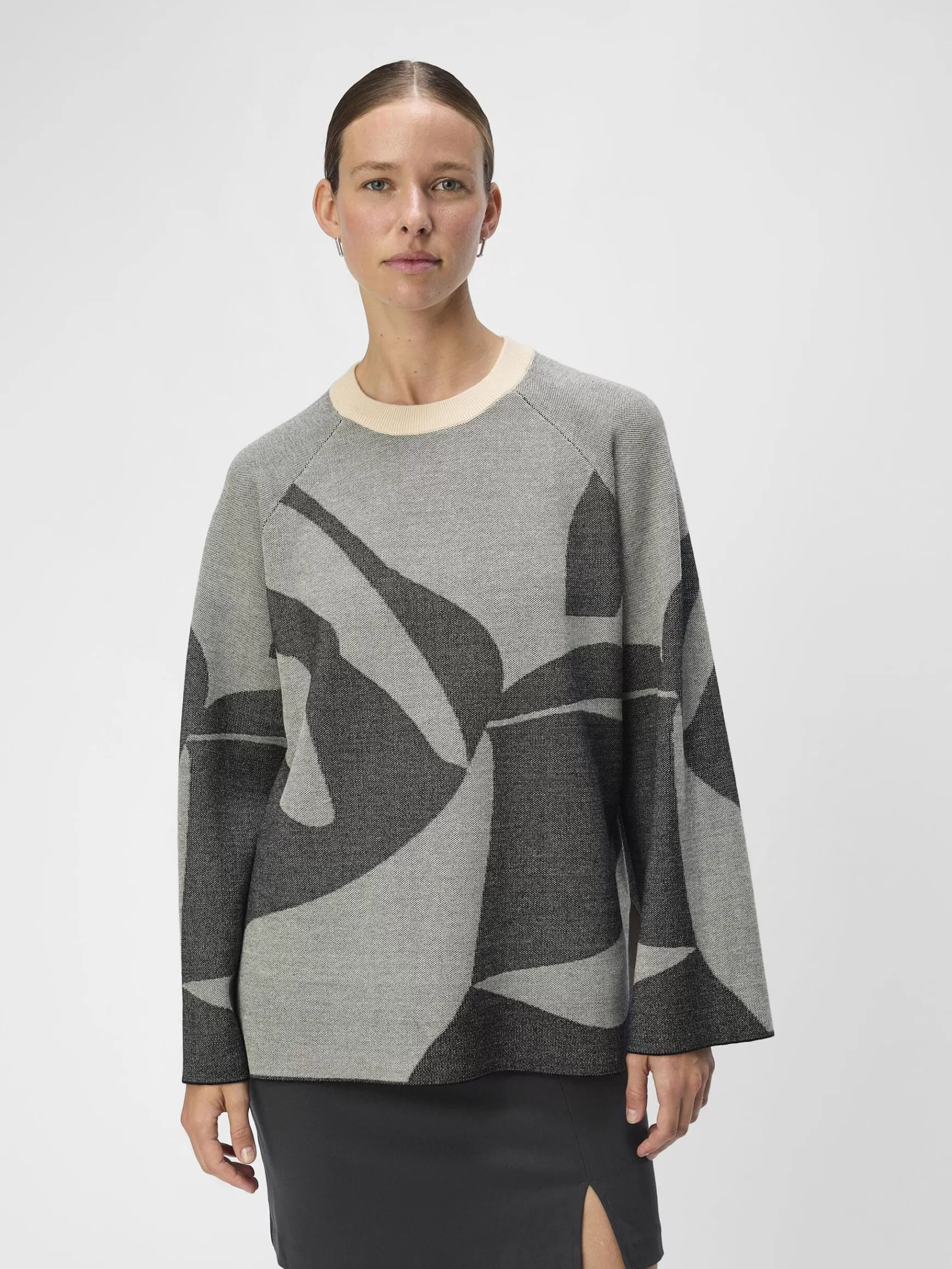 Dame OBJECT STRIKKET PULLOVER