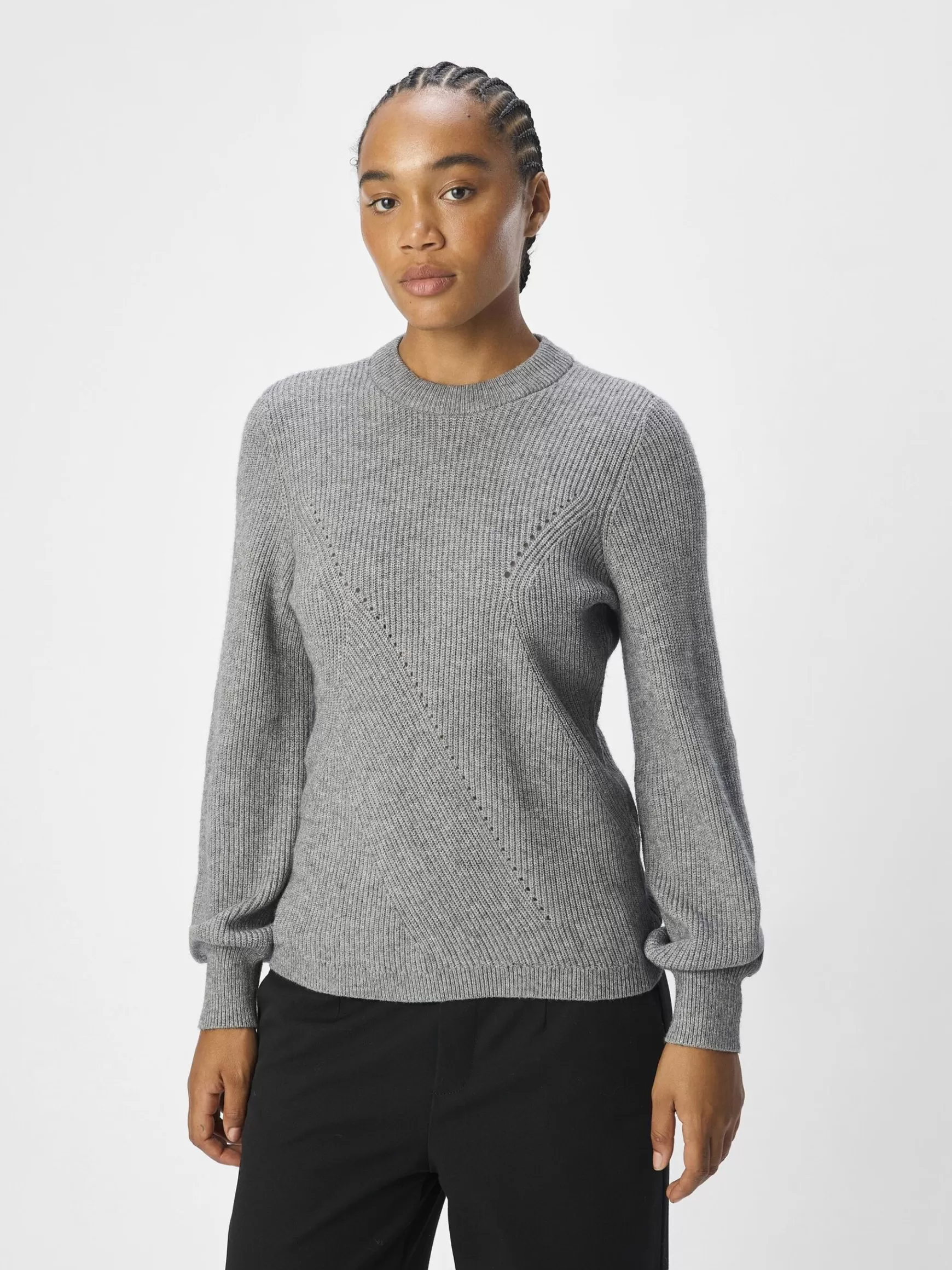 Dame OBJECT STRIKKET PULLOVER