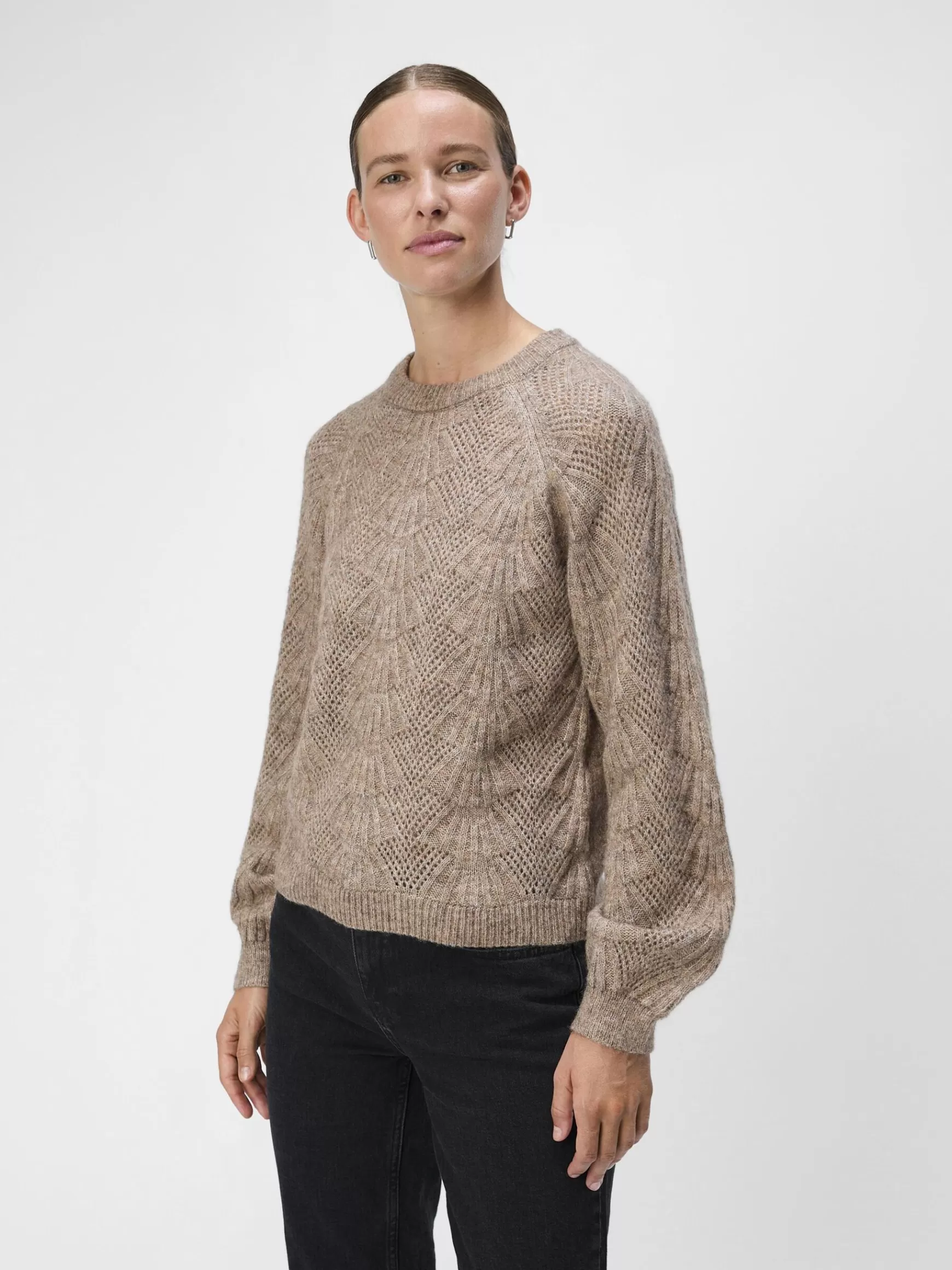 Dame OBJECT STRIKKET PULLOVER