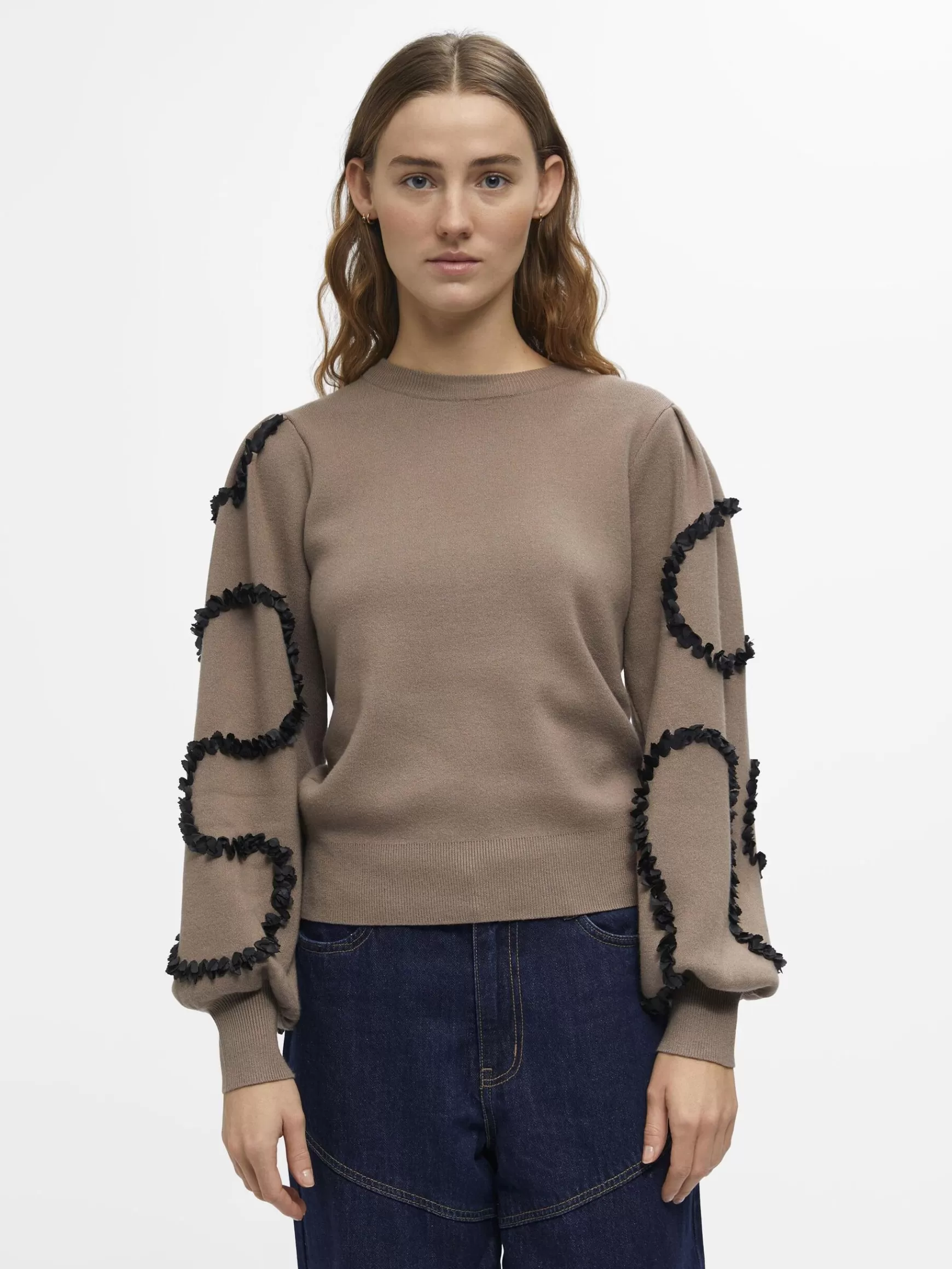 Dame OBJECT STRIKKET PULLOVER