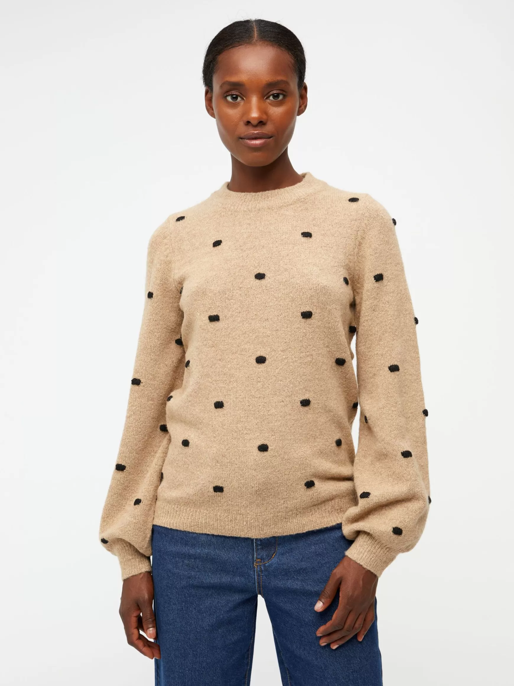 Dame OBJECT STRIKKET PULLOVER