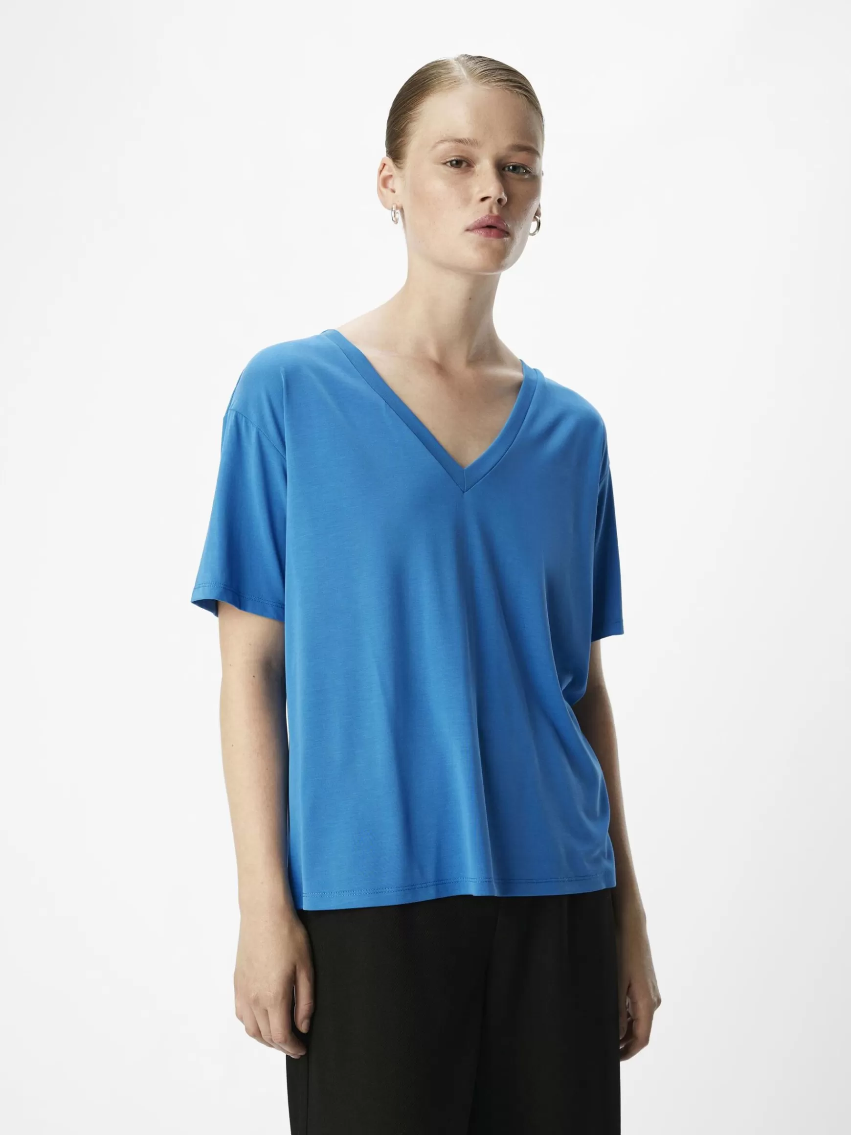 Dame OBJECT V-HALSET T-SHIRT
